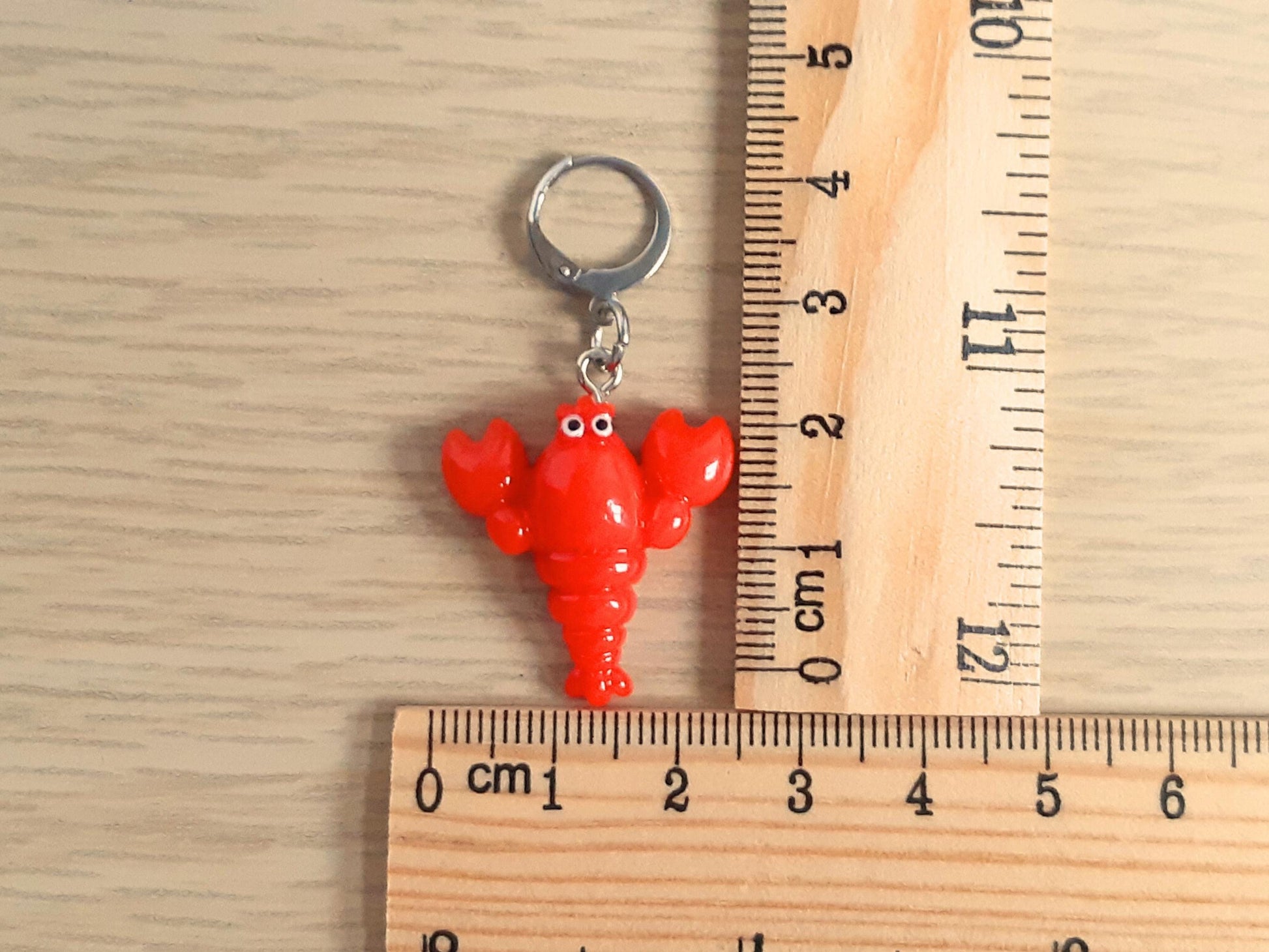Lobster Kawaii Stitch Marker