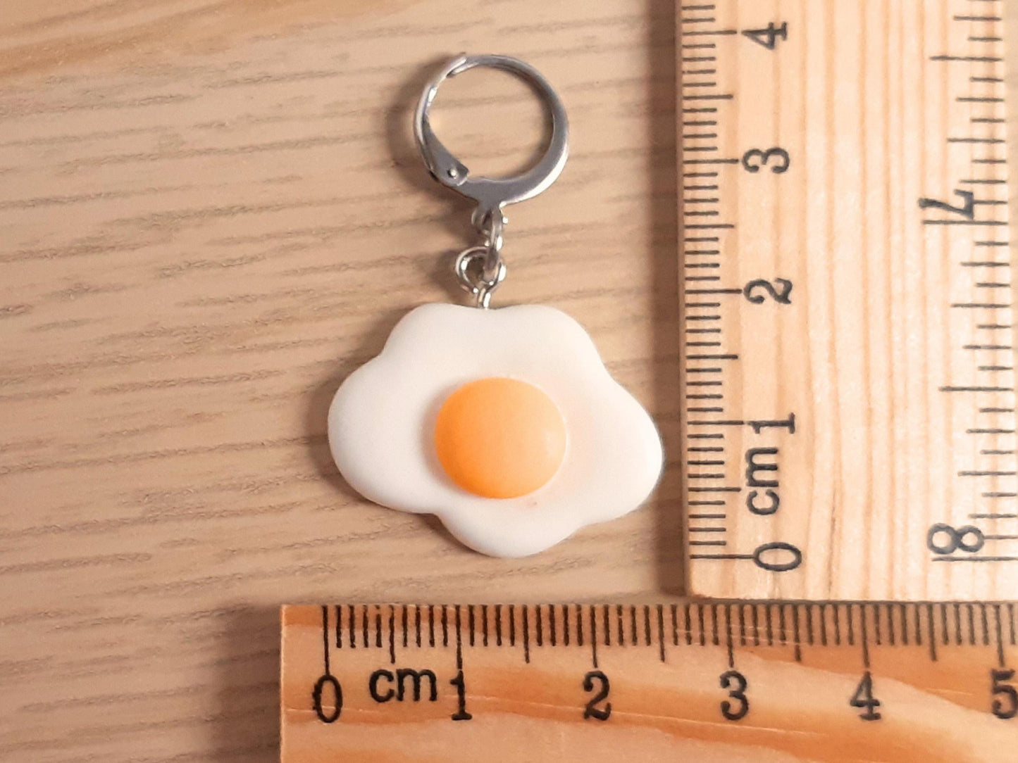 Fried Egg Stitch Marker