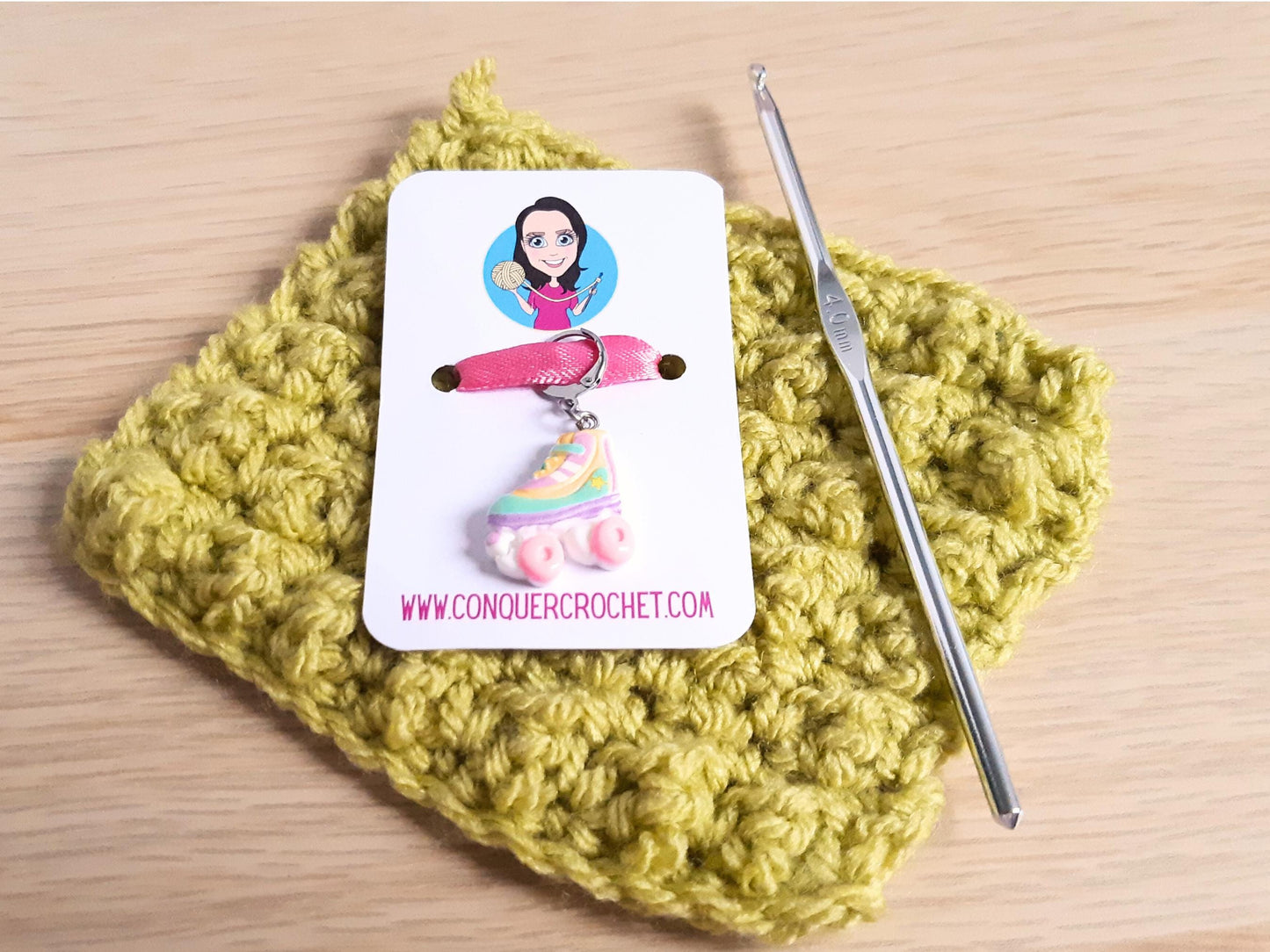 Roller Skate Resin Stitch Marker