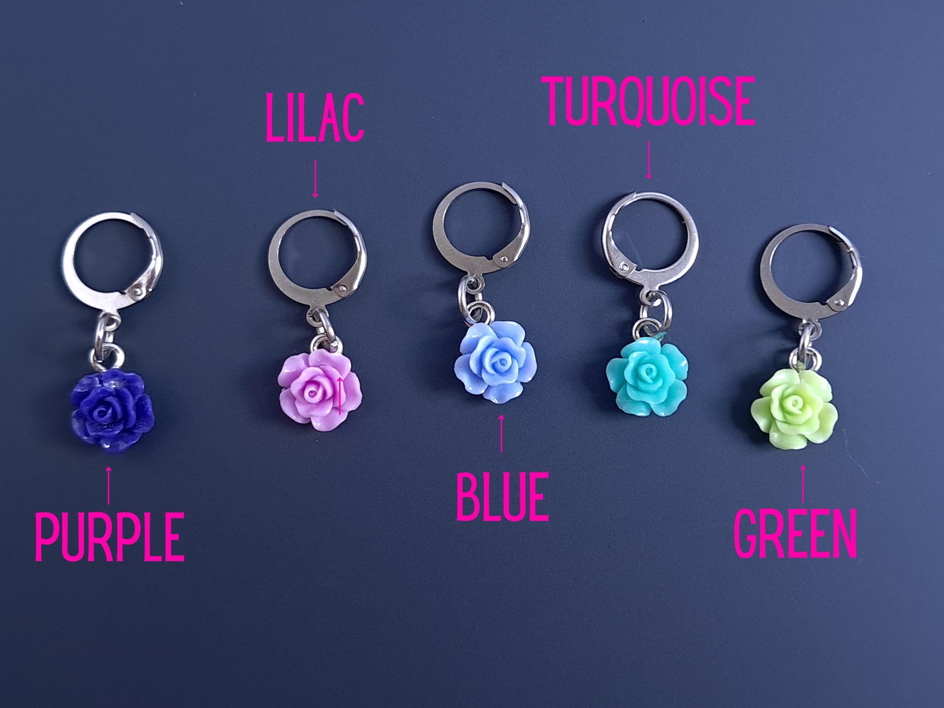 Rose Stitch Marker