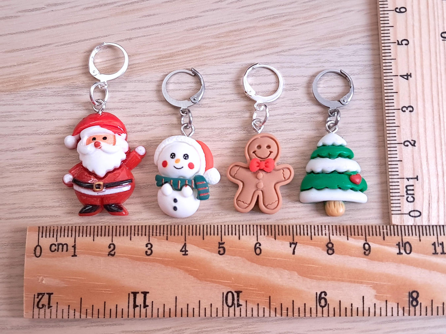 Christmas Kawaii Stitch Marker Set