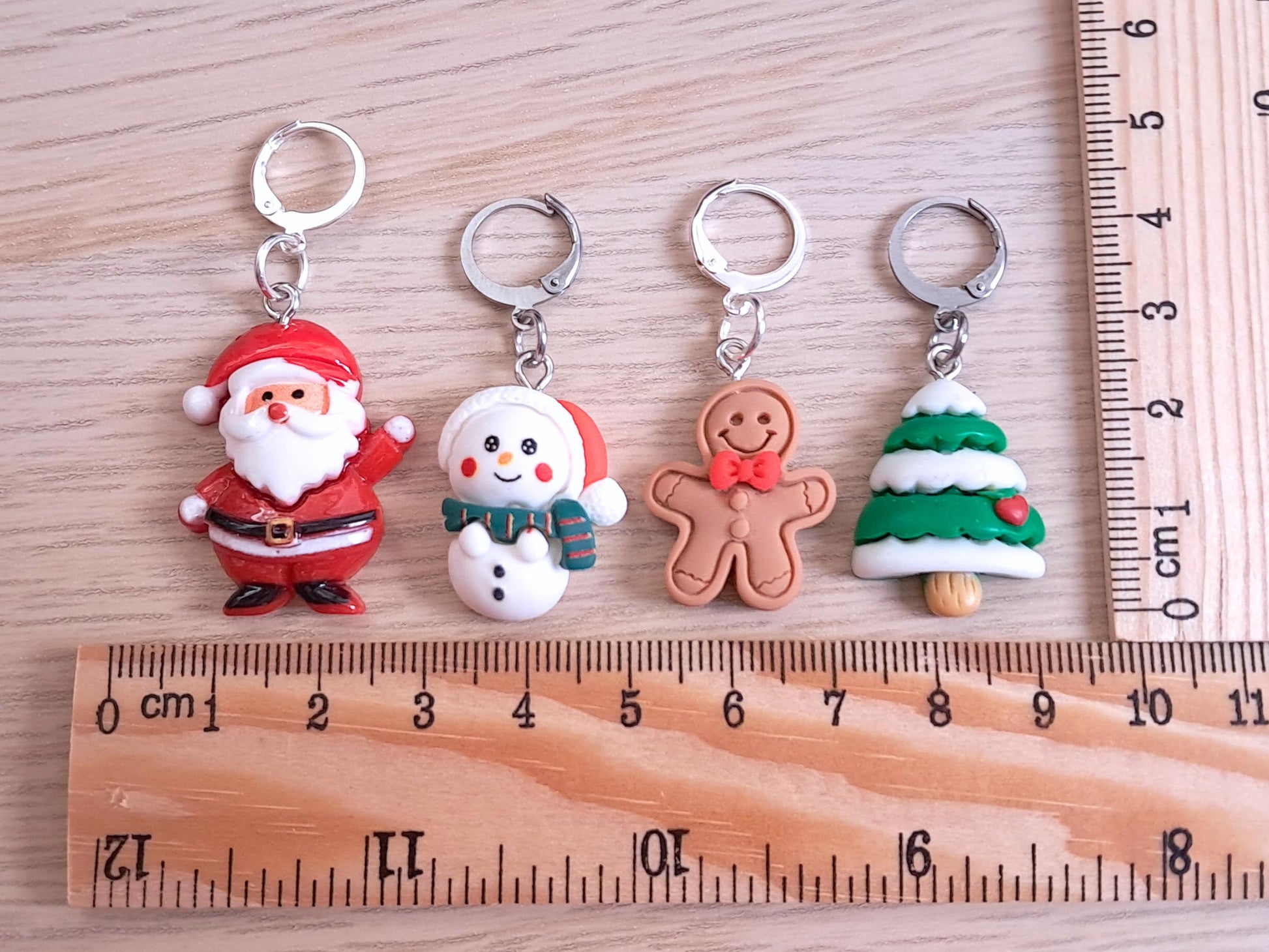 Christmas Kawaii Stitch Marker Set