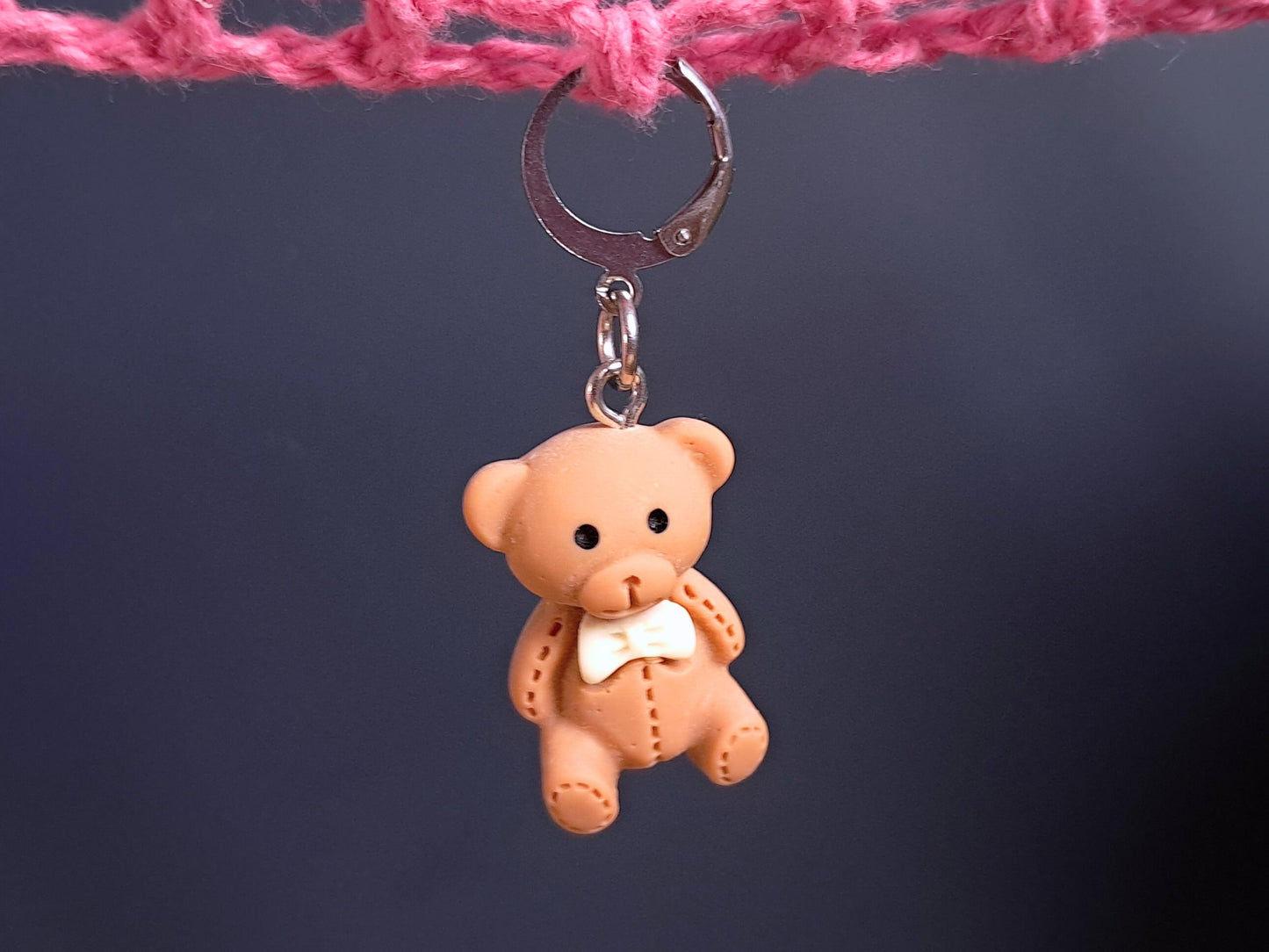 Teddy Bear Stitch Marker