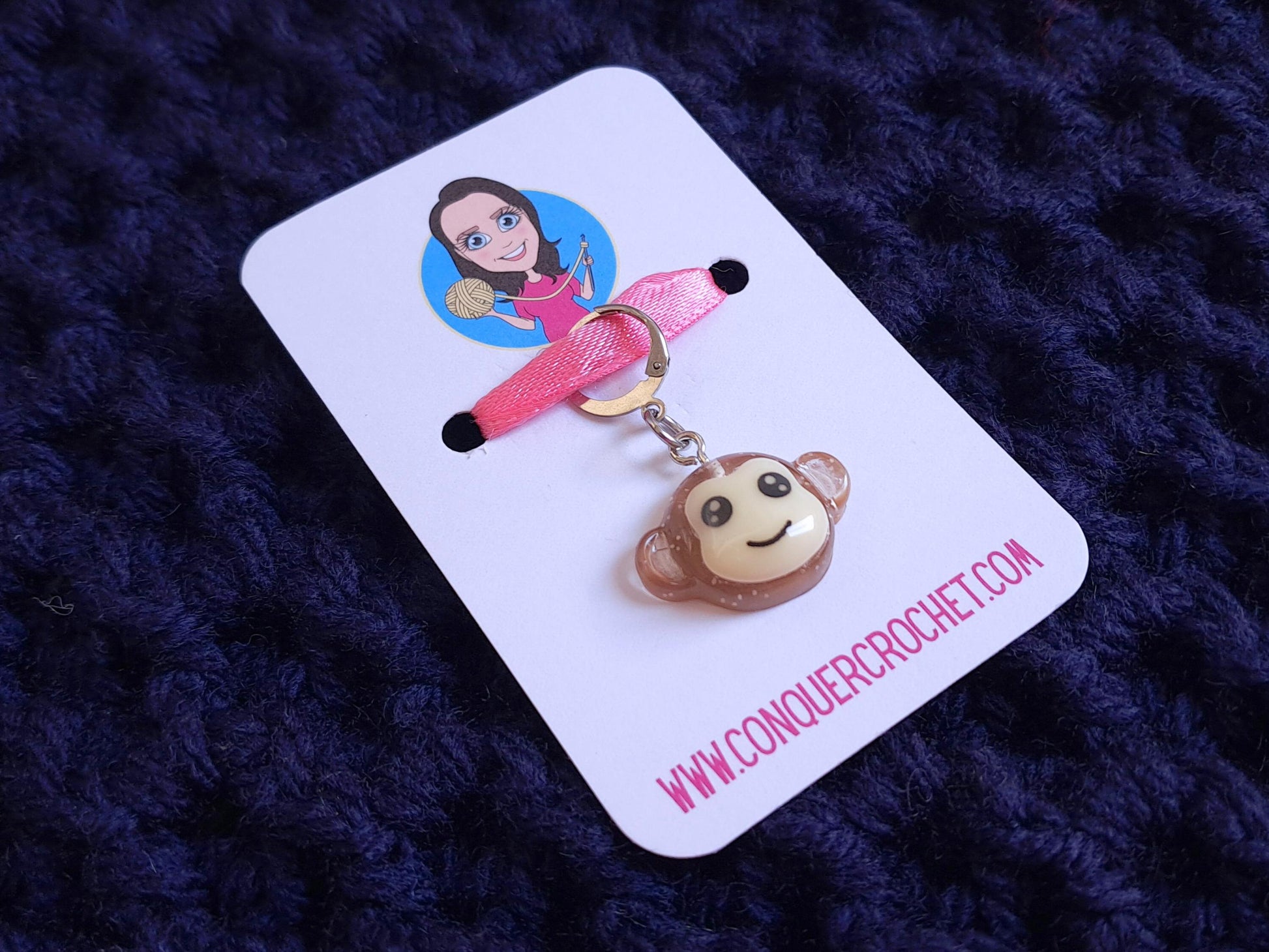 Cheeky Monkey Stitch Marker