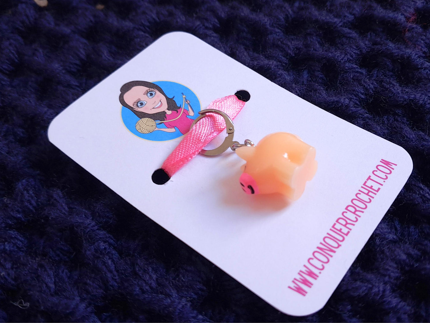 Cute Pig Stitch Marker