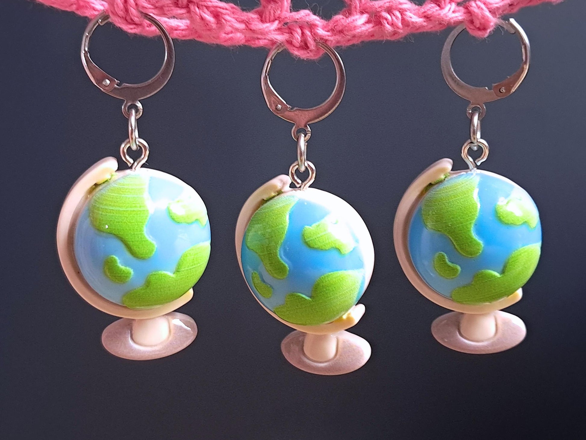 Globe Stitch Marker