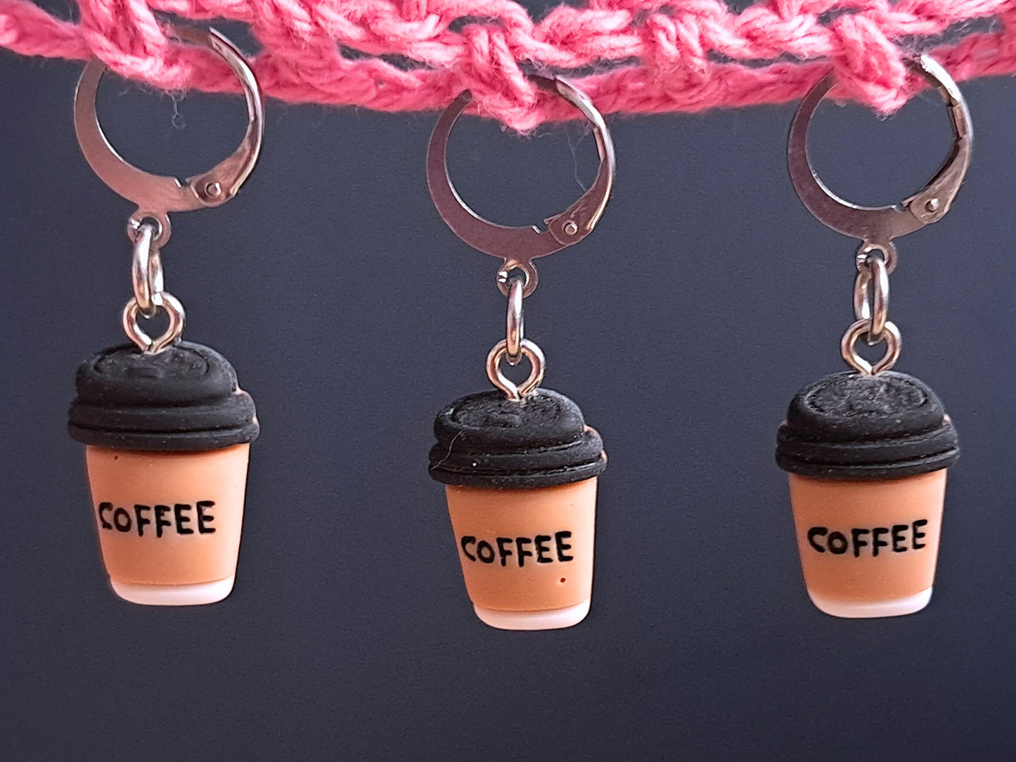 Coffee Cup Stitch Marker