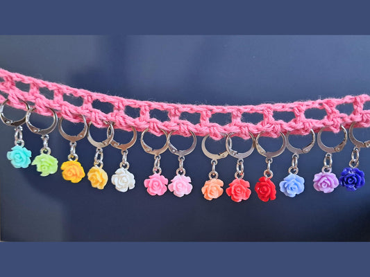 Rose Stitch Marker