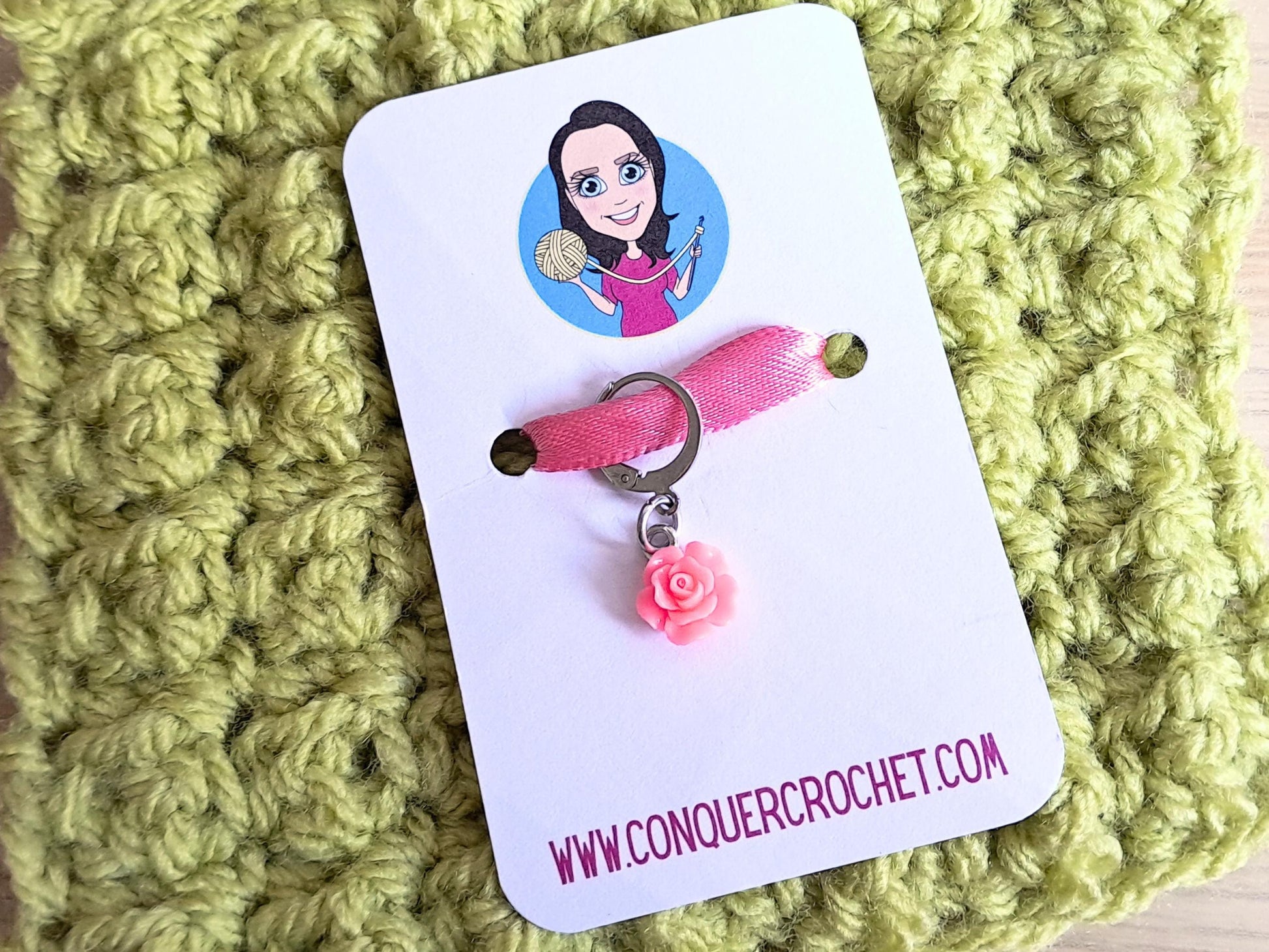 Rose Stitch Marker