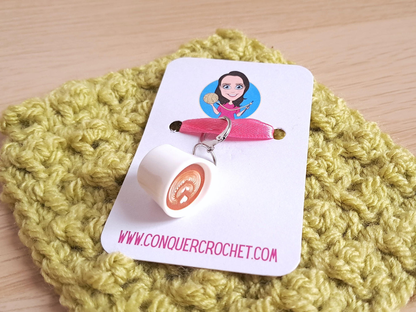 Coffee Cup Stitch Marker