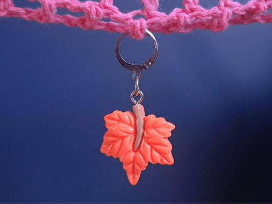 Maple Leaf Stitch Marker