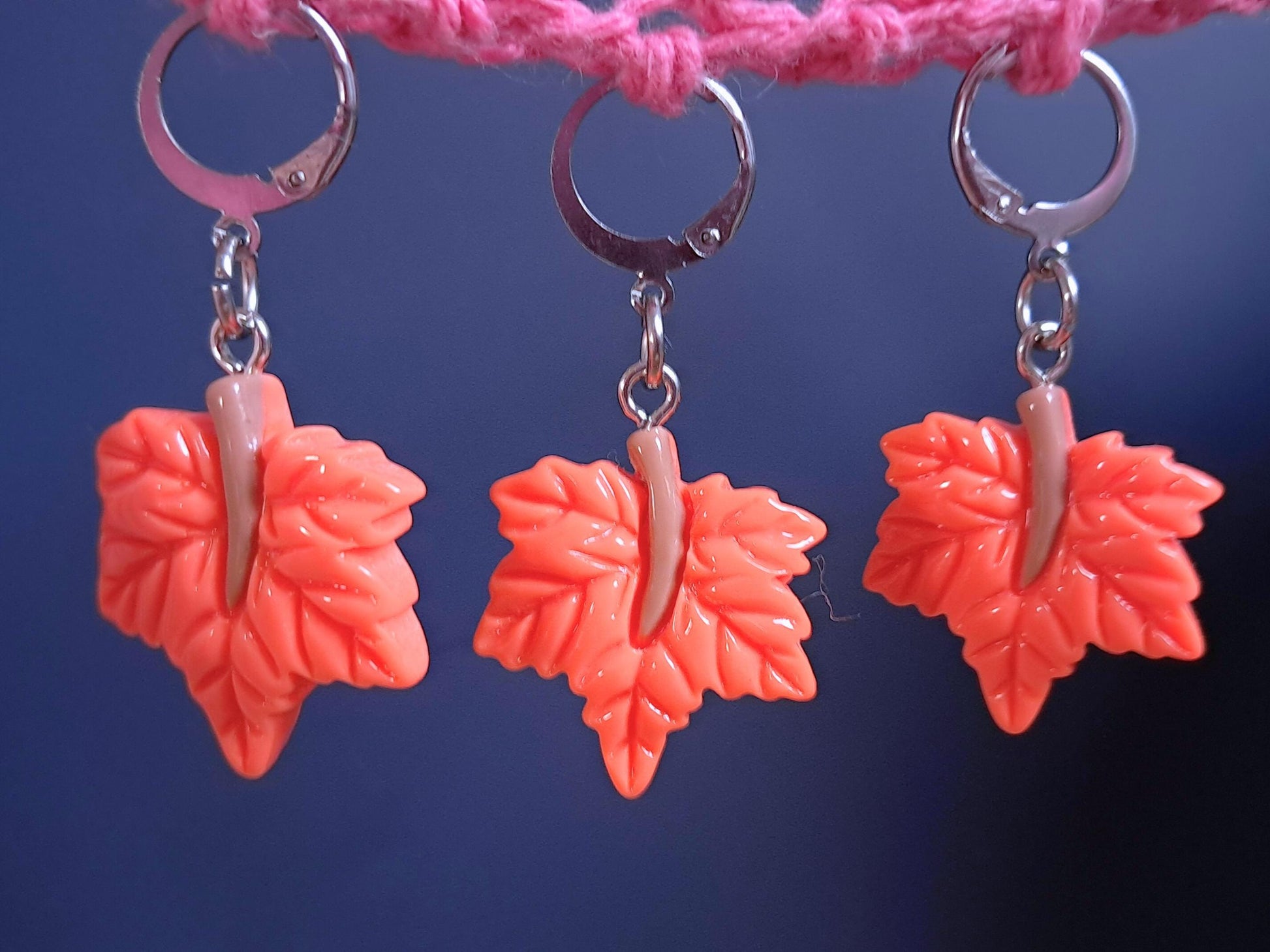 Maple Leaf Stitch Marker