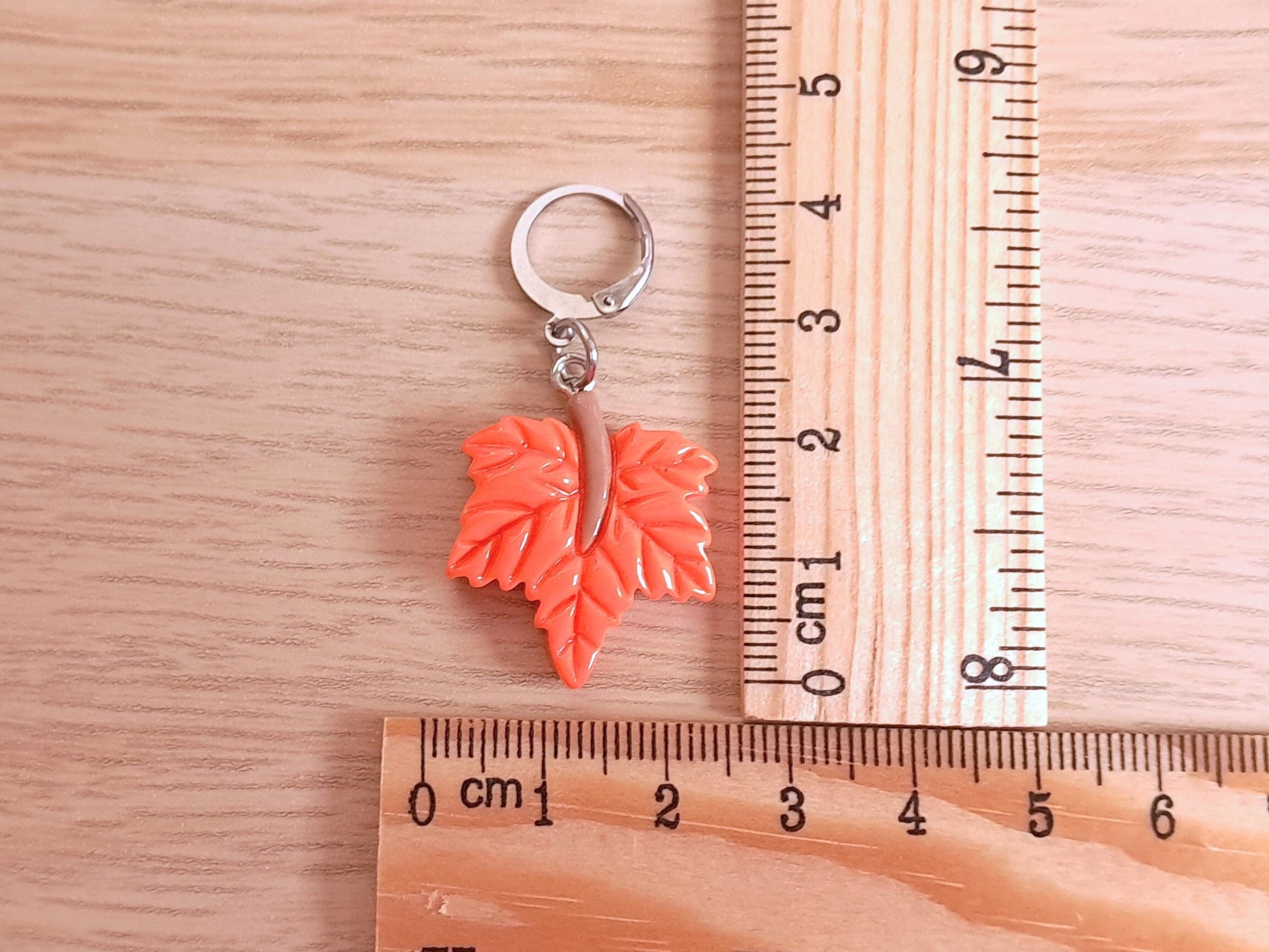 Maple Leaf Stitch Marker
