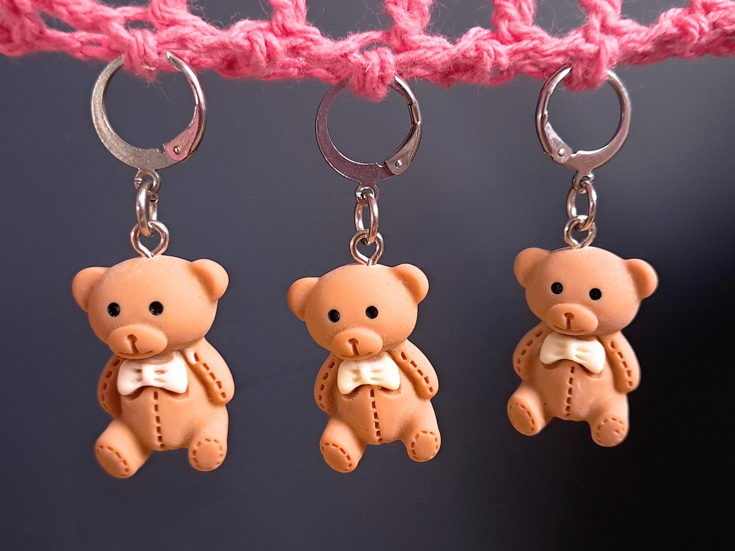 Teddy Bear Stitch Marker