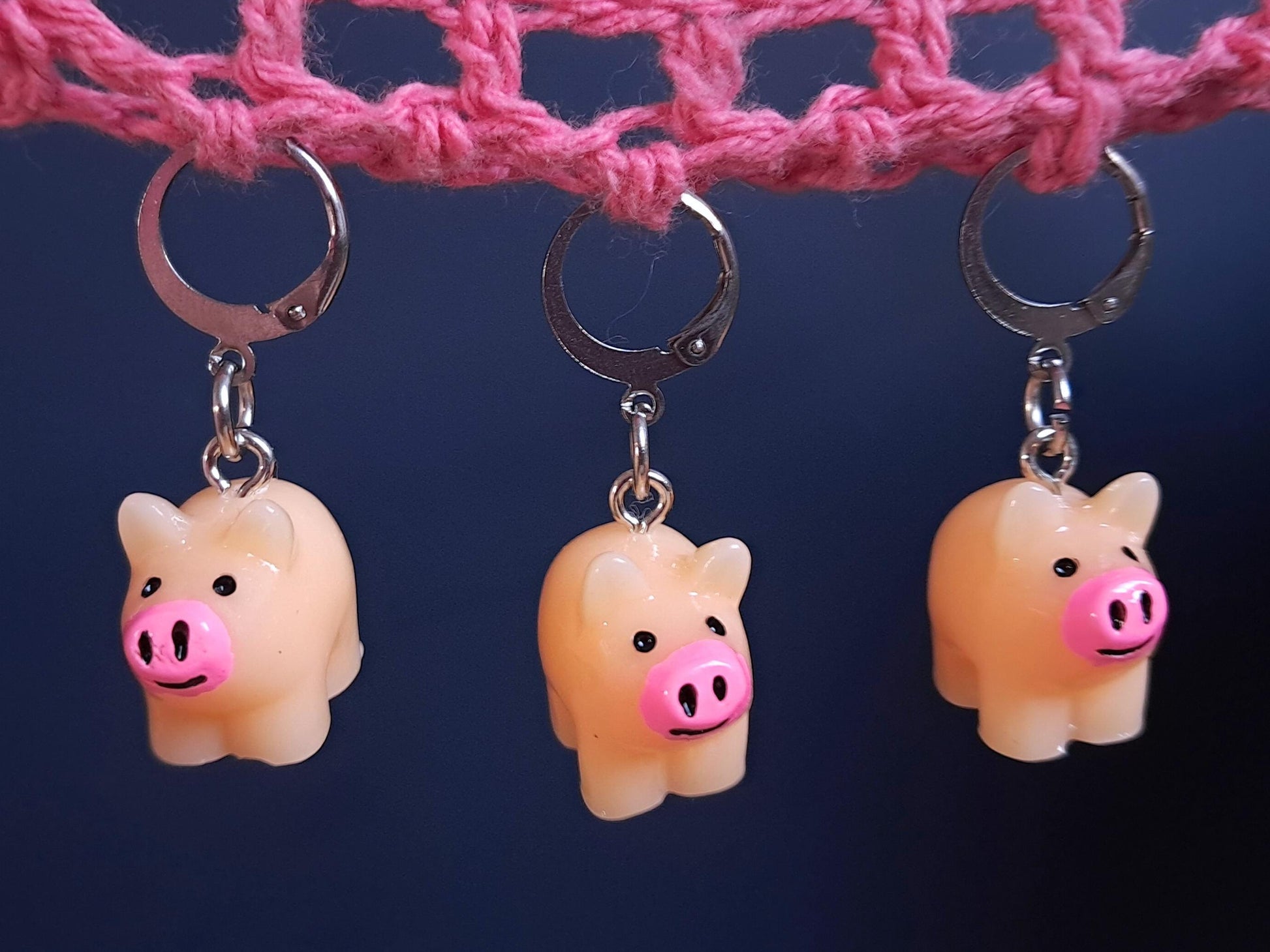 Cute Pig Stitch Marker