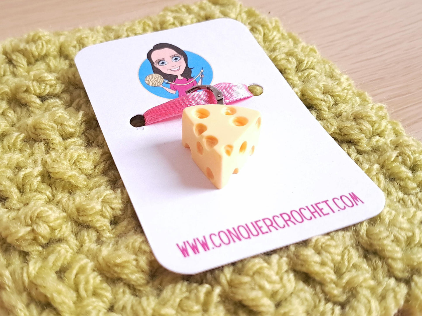 Cheese Stitch Marker