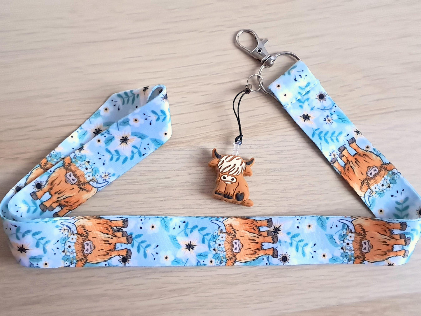 Highland Cow Lanyard Scissor Protector Set