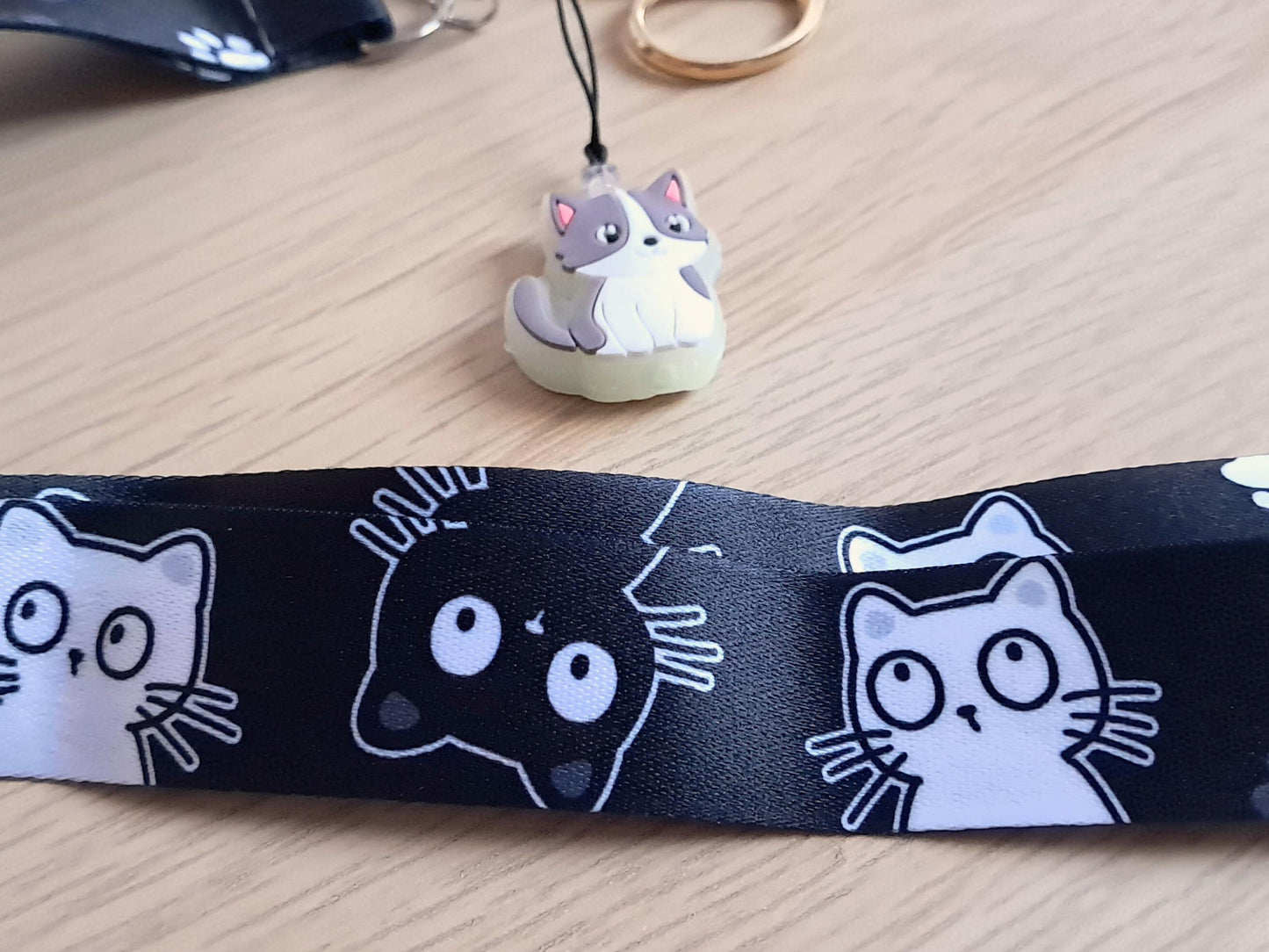 Cat Lanyard Scissor Protector Set