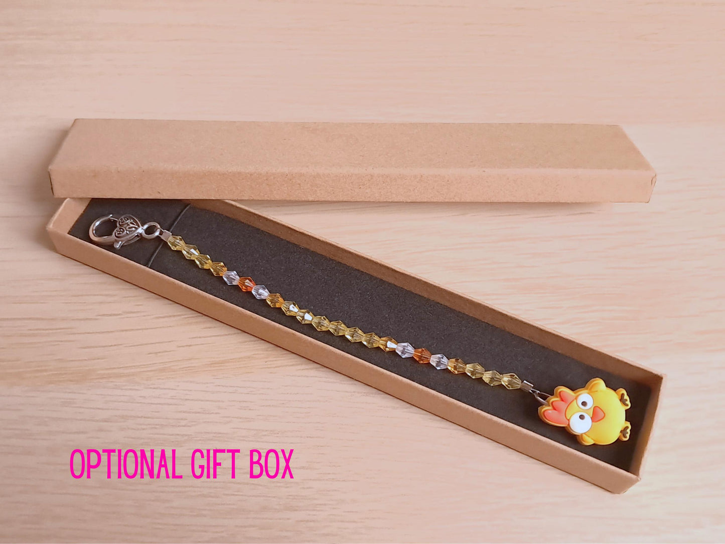 Chick Scissor Fob with Protection Bead