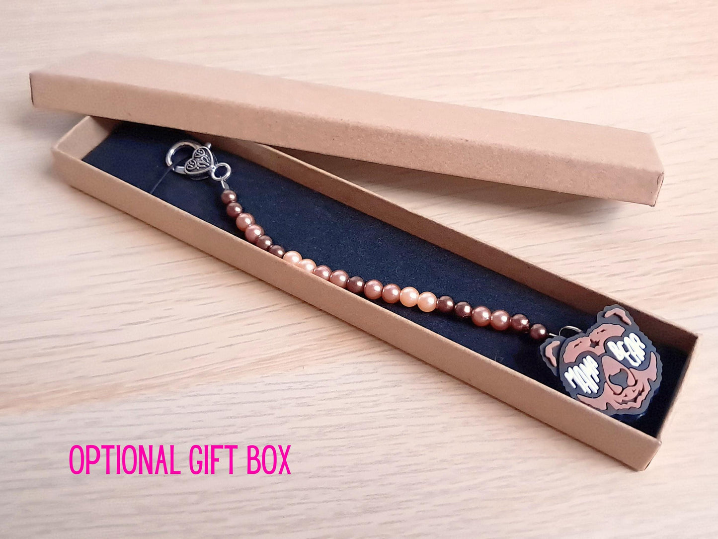 Mama bear Scissor Fob with Protection Bead