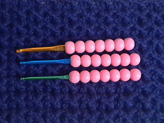 Pink Ergonomic Crochet Hook