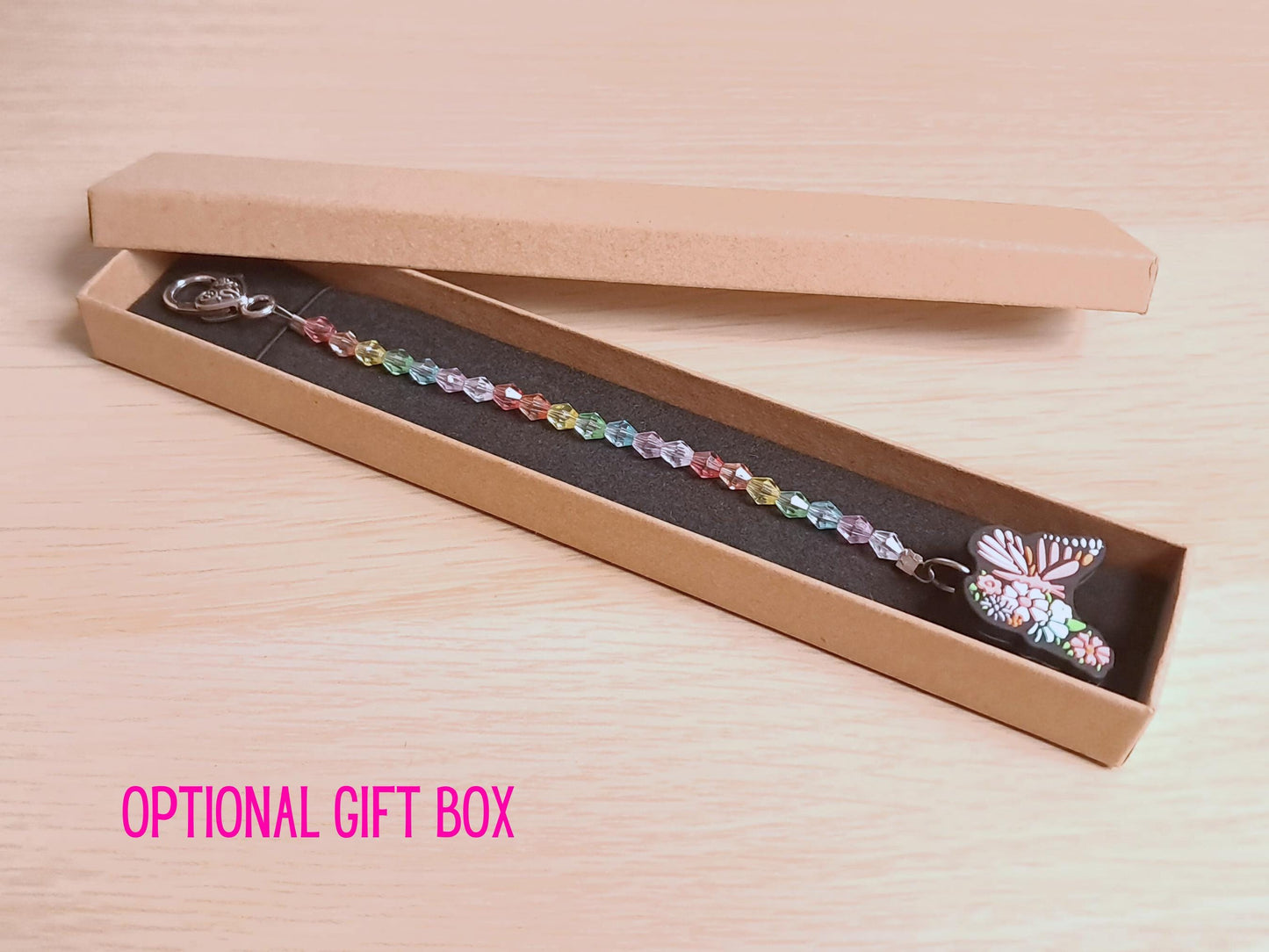 Butterfly Flower Scissor Fob with Scissor Protection
