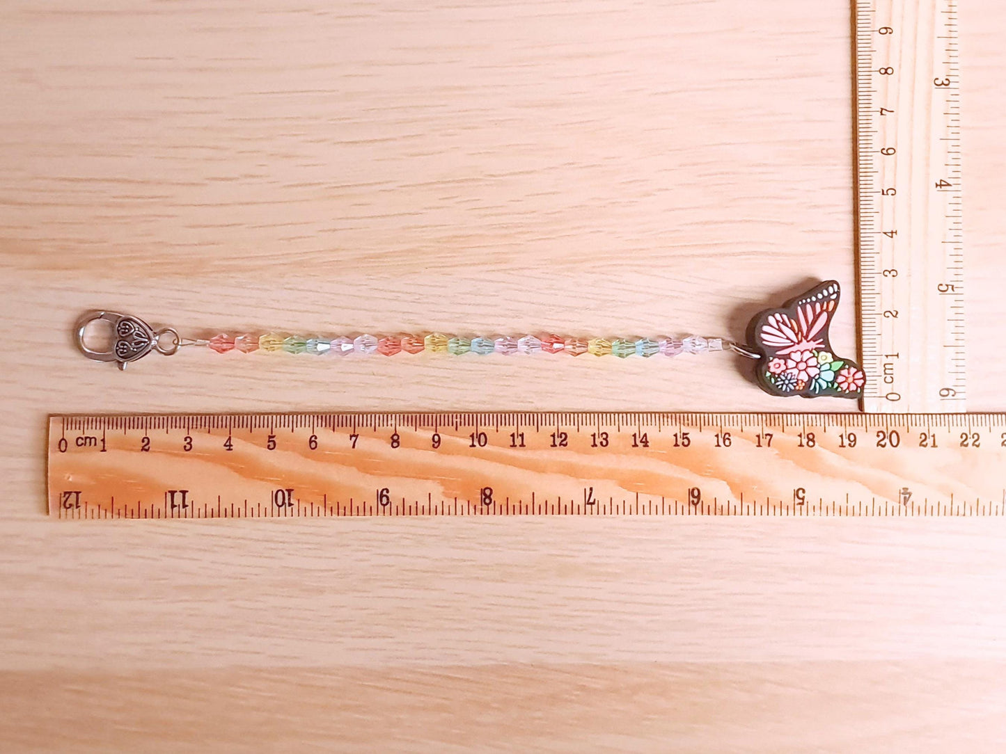 Butterfly Flower Scissor Fob with Scissor Protection