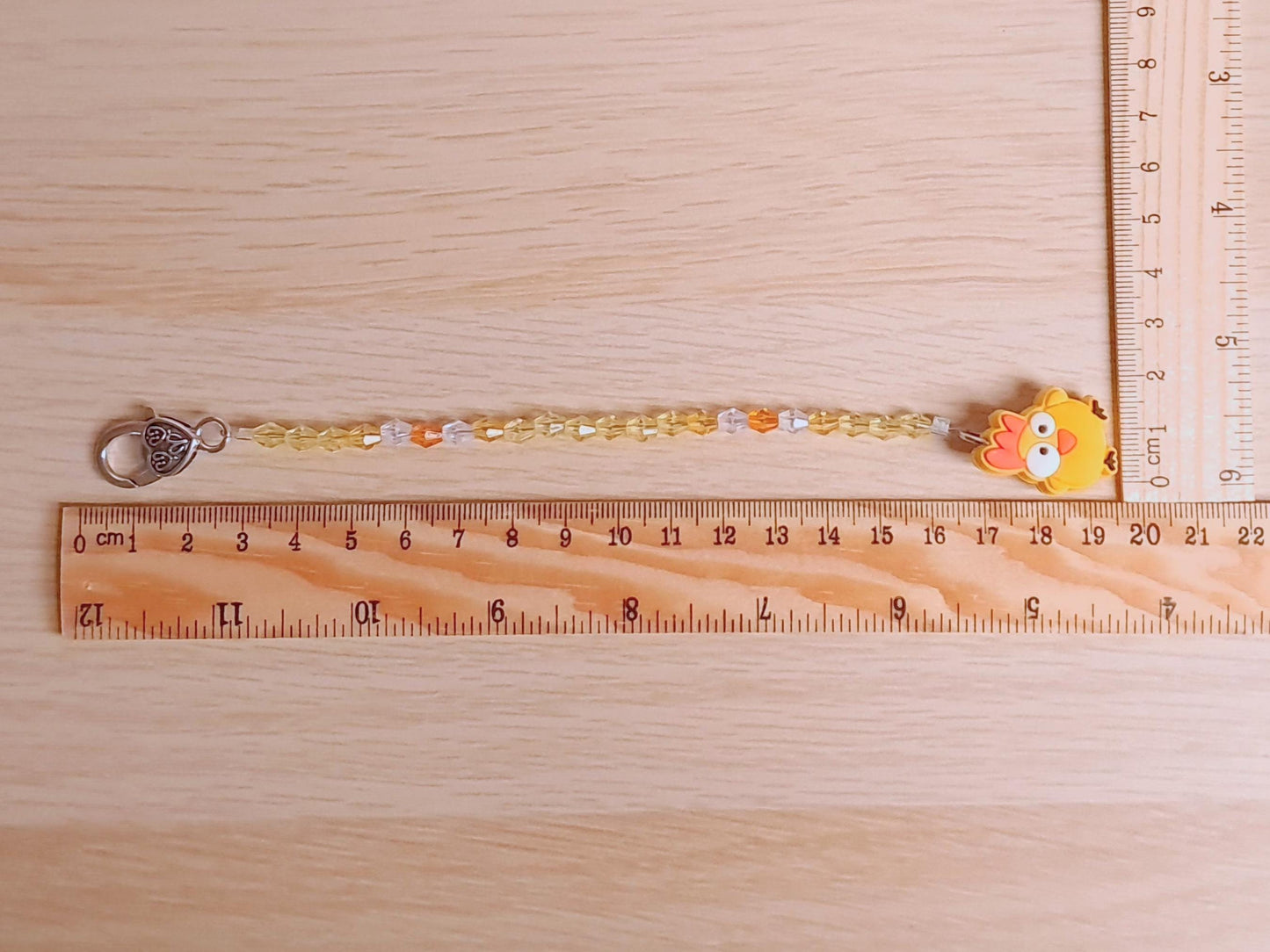 Chick Scissor Fob with Protection Bead