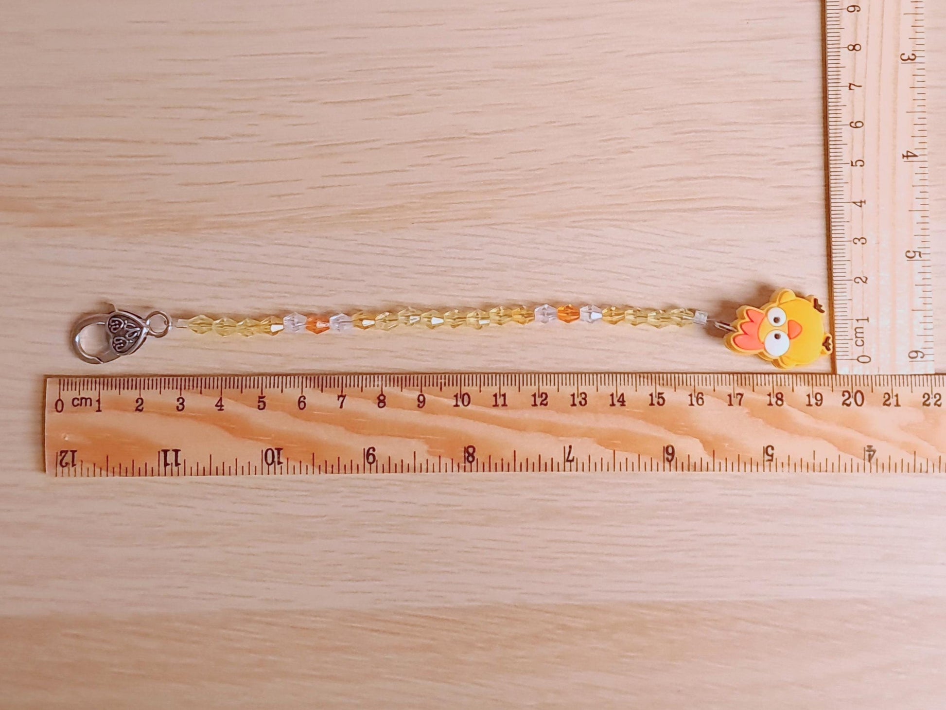Chick Scissor Fob with Protection Bead
