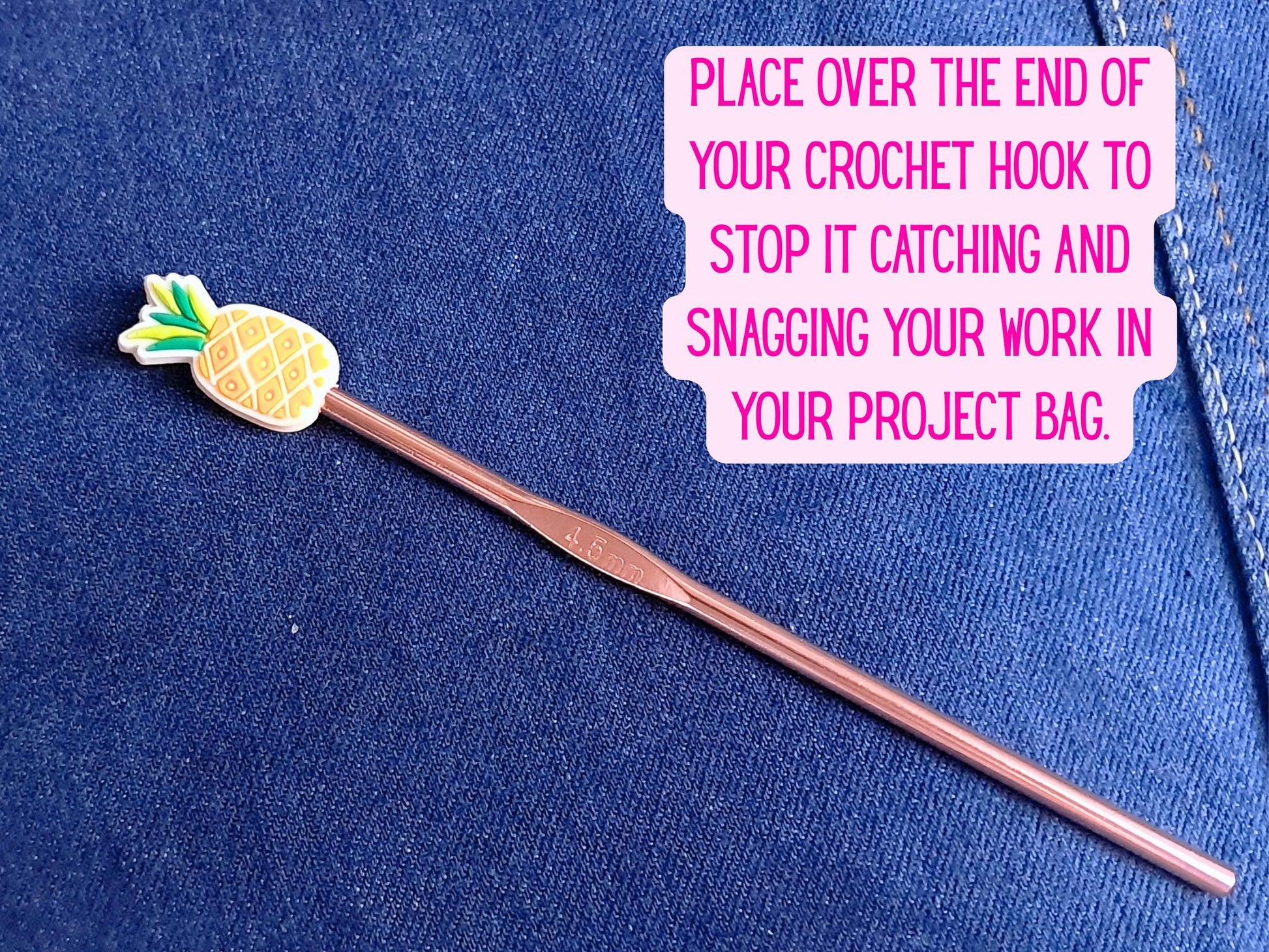 Pineapple Silicone Bead Stitch Stopper