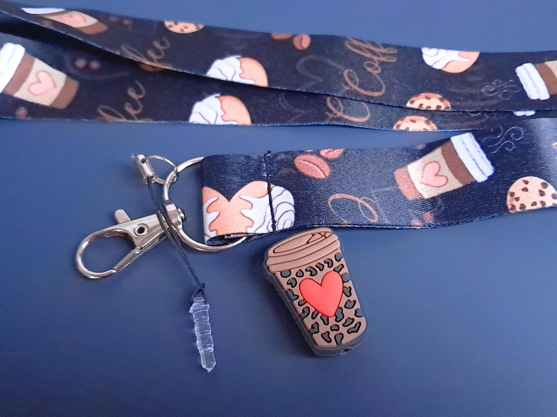 Coffee And Cake Lanyard Scissor Protector Set