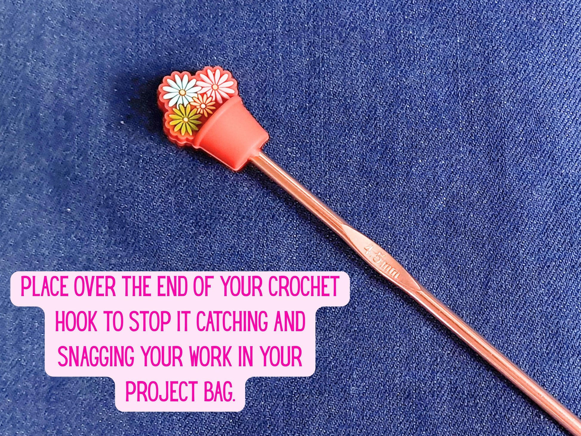 Retro Flower Pot Stitch Stopper