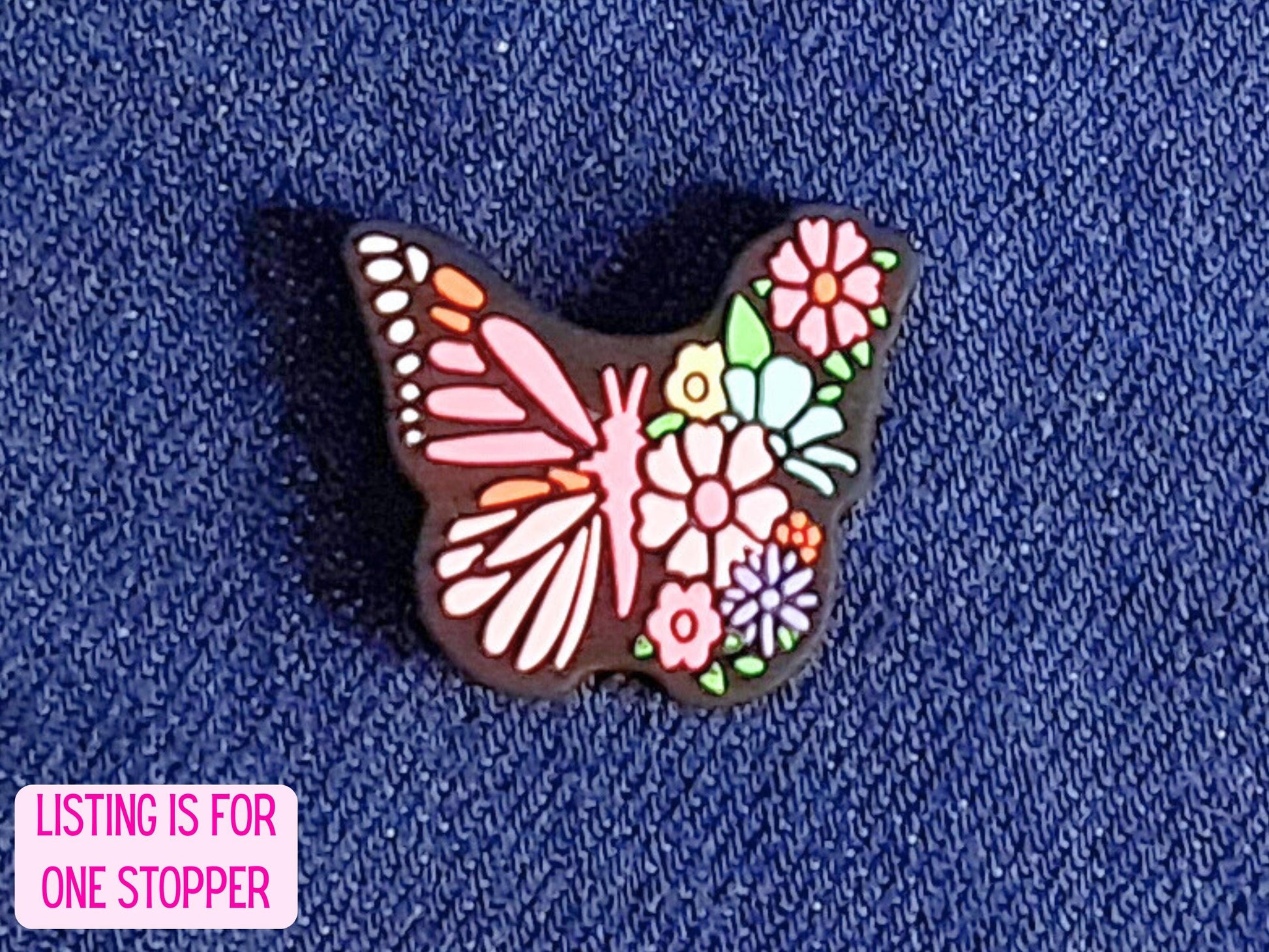 Butterfly Flowers Stitch Stopper