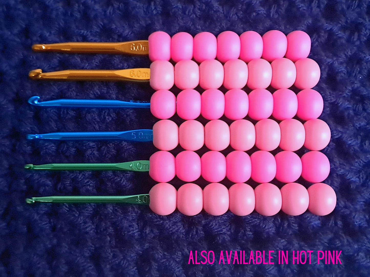 Pink Ergonomic Crochet Hook
