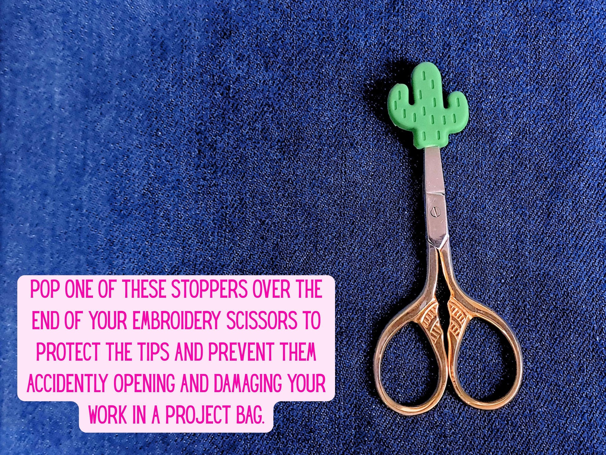 Cactus Plant Silicone Bead Stitch Stopper