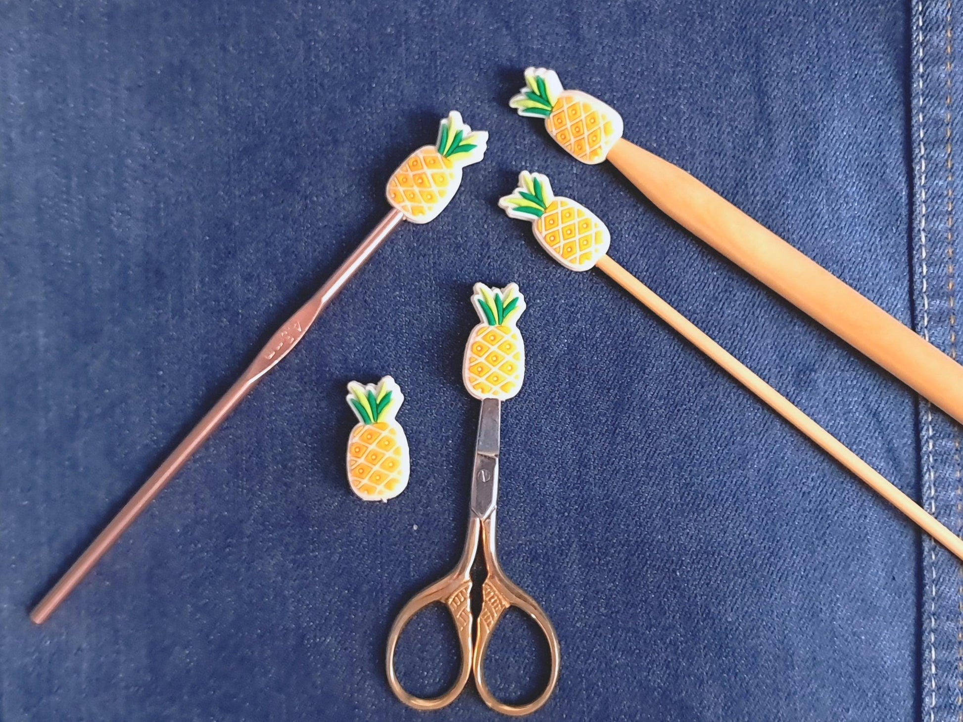 Pineapple Silicone Bead Stitch Stopper