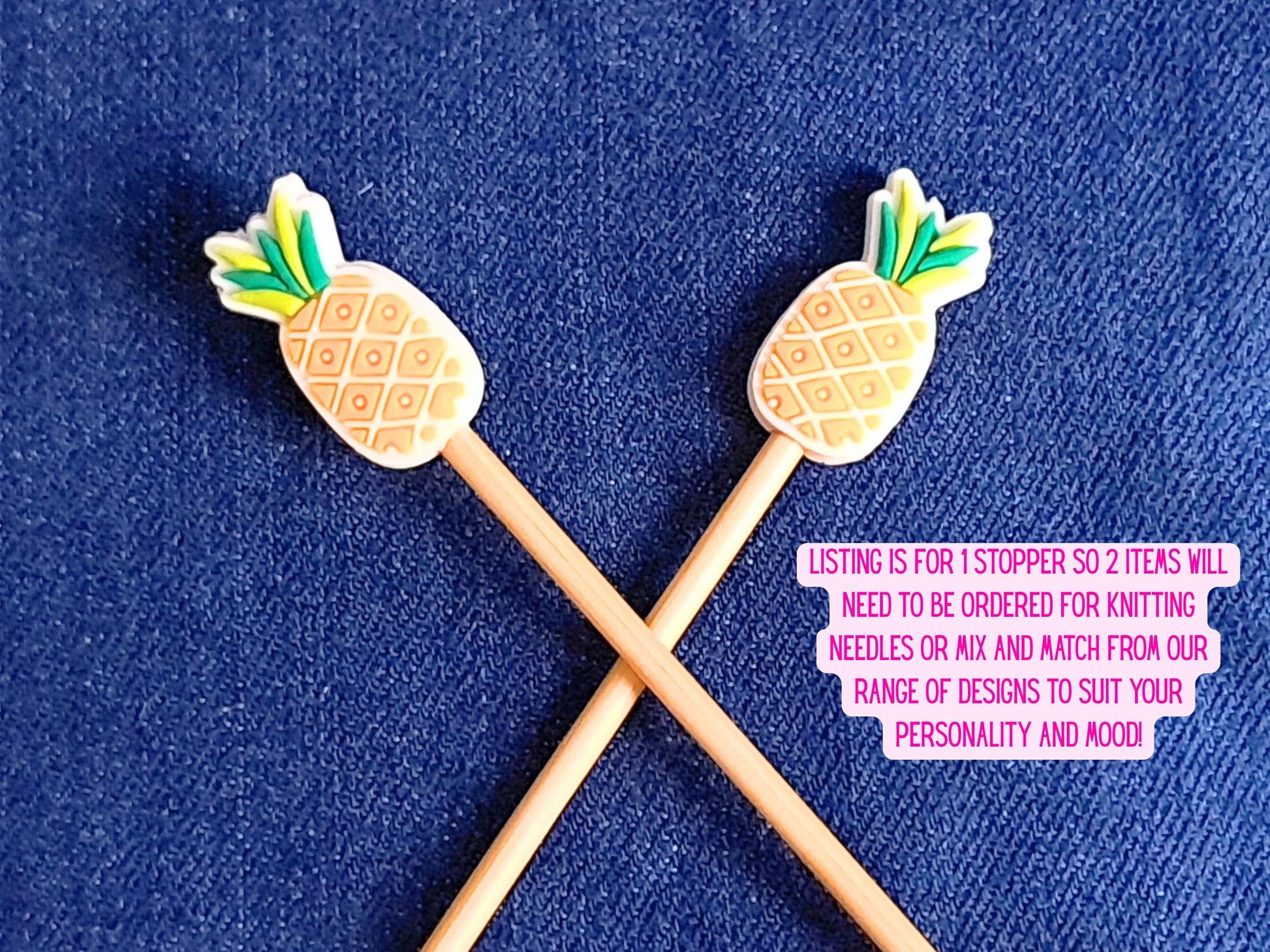 Pineapple Silicone Bead Stitch Stopper