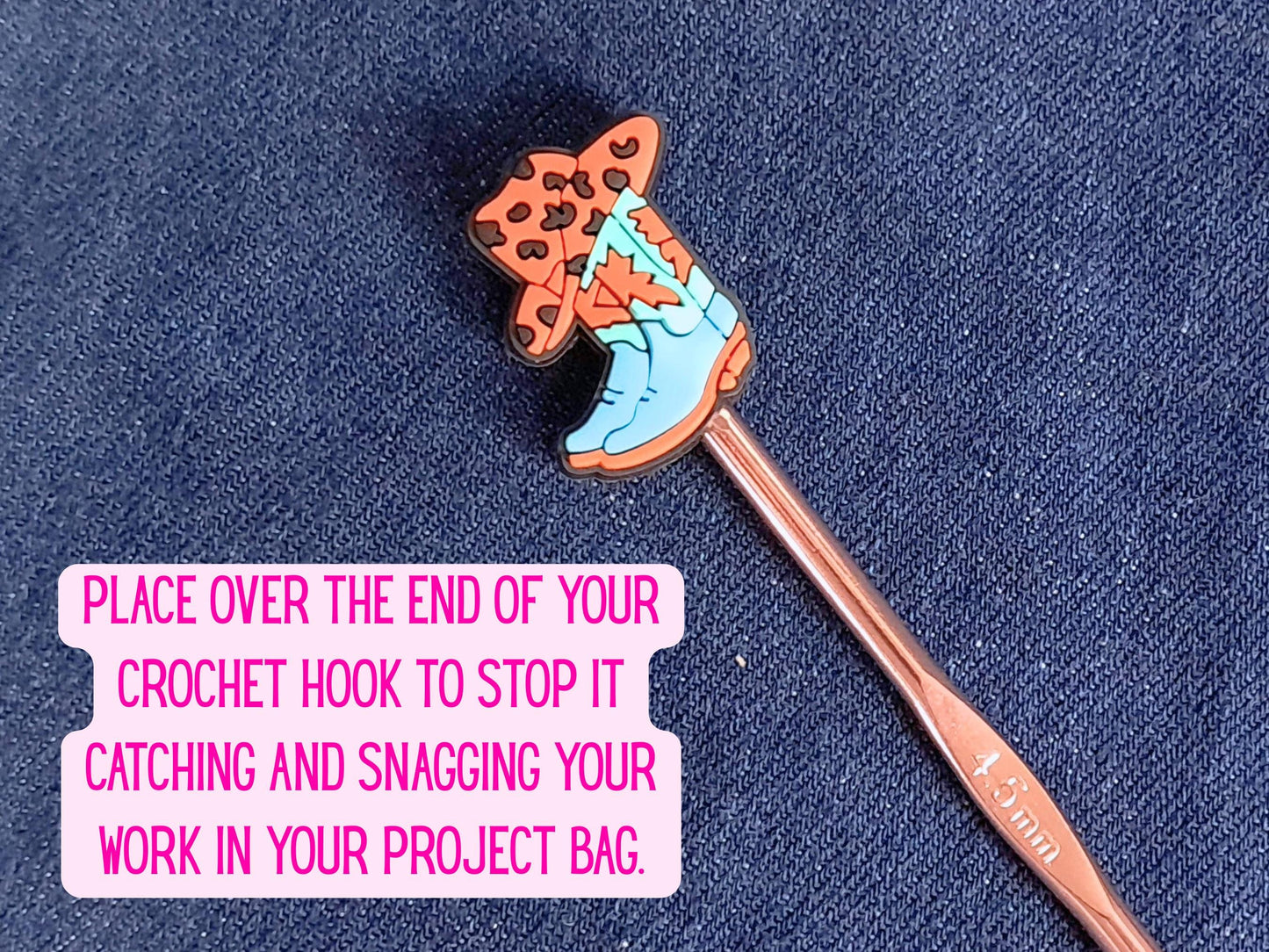 Cowboy Boot And Hat Stitch Stopper