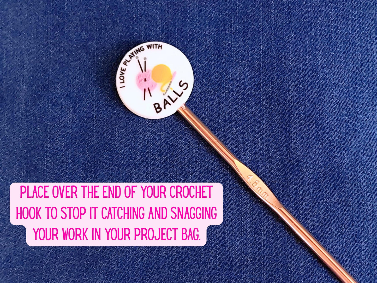 Funny Crochet Quote Stitch Stopper