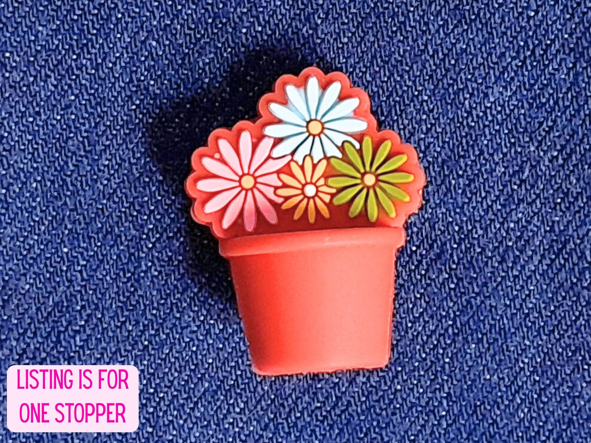 Retro Flower Pot Stitch Stopper