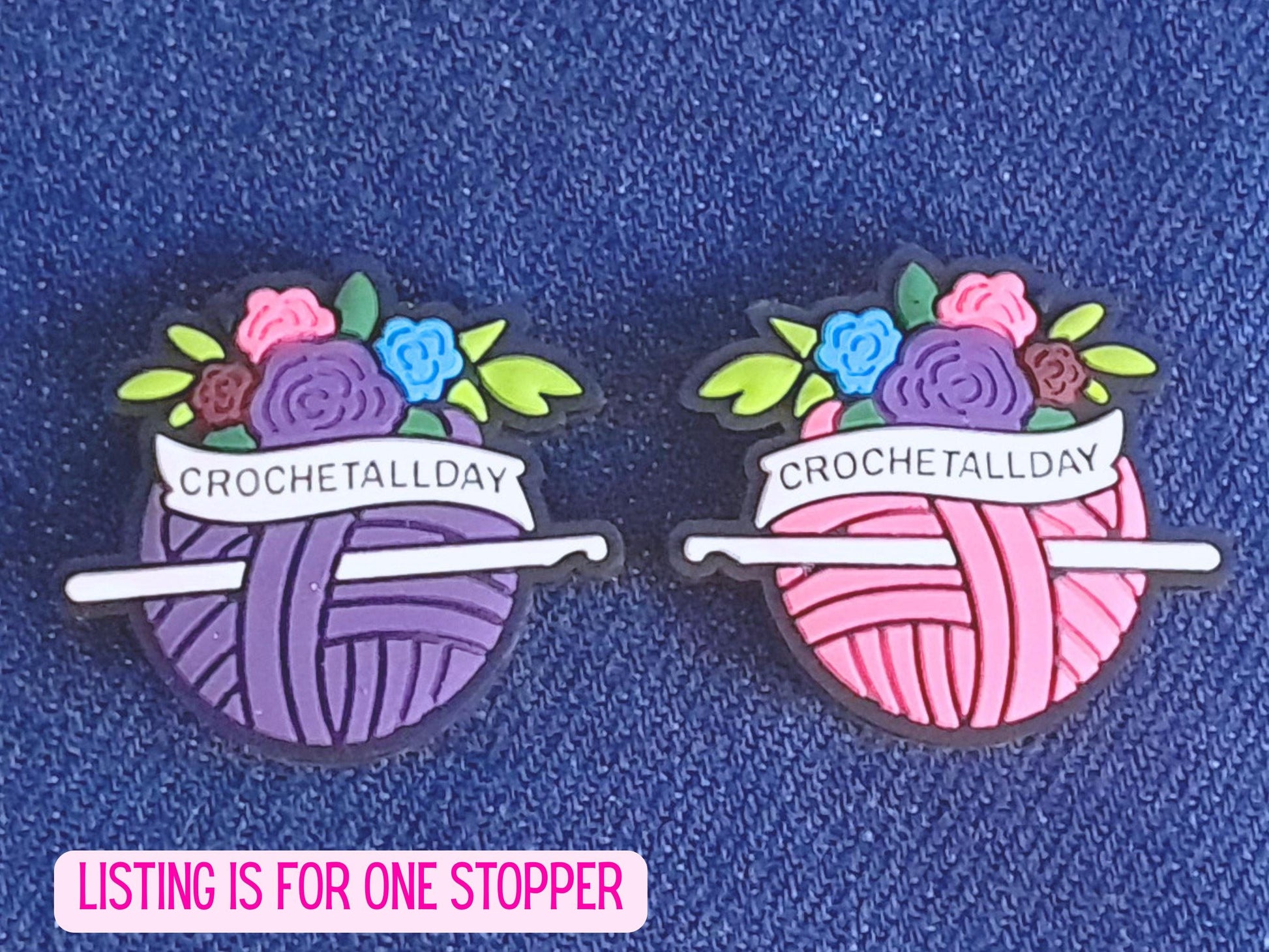 Crochet All Day Yarn And Crochet Hook Stitch Stopper