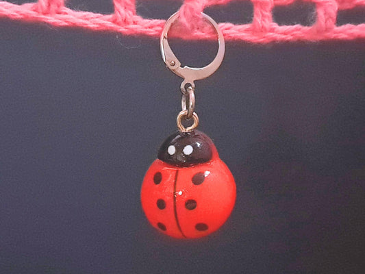 Ladybird Stitch Marker
