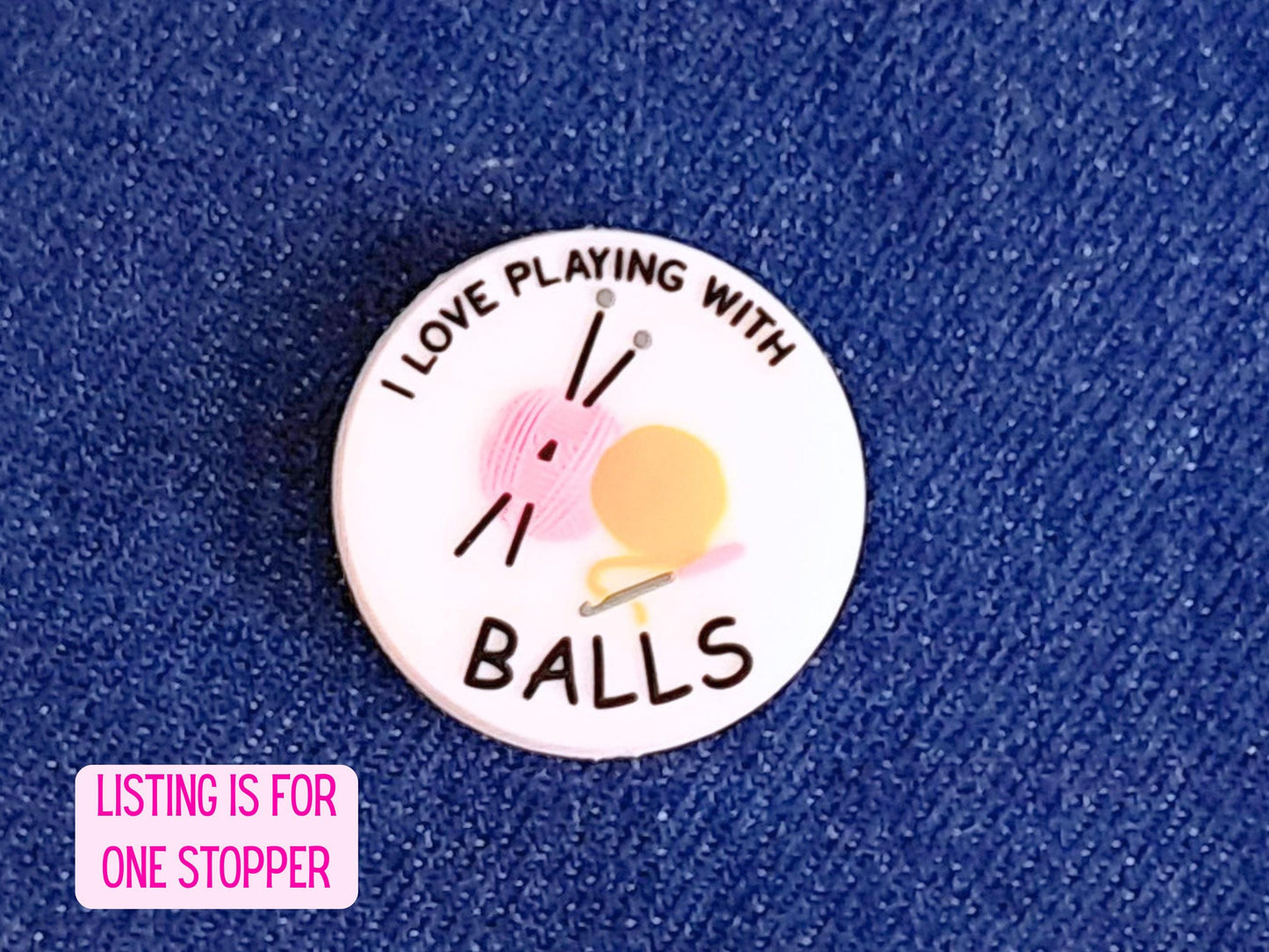 Funny Crochet Quote Stitch Stopper