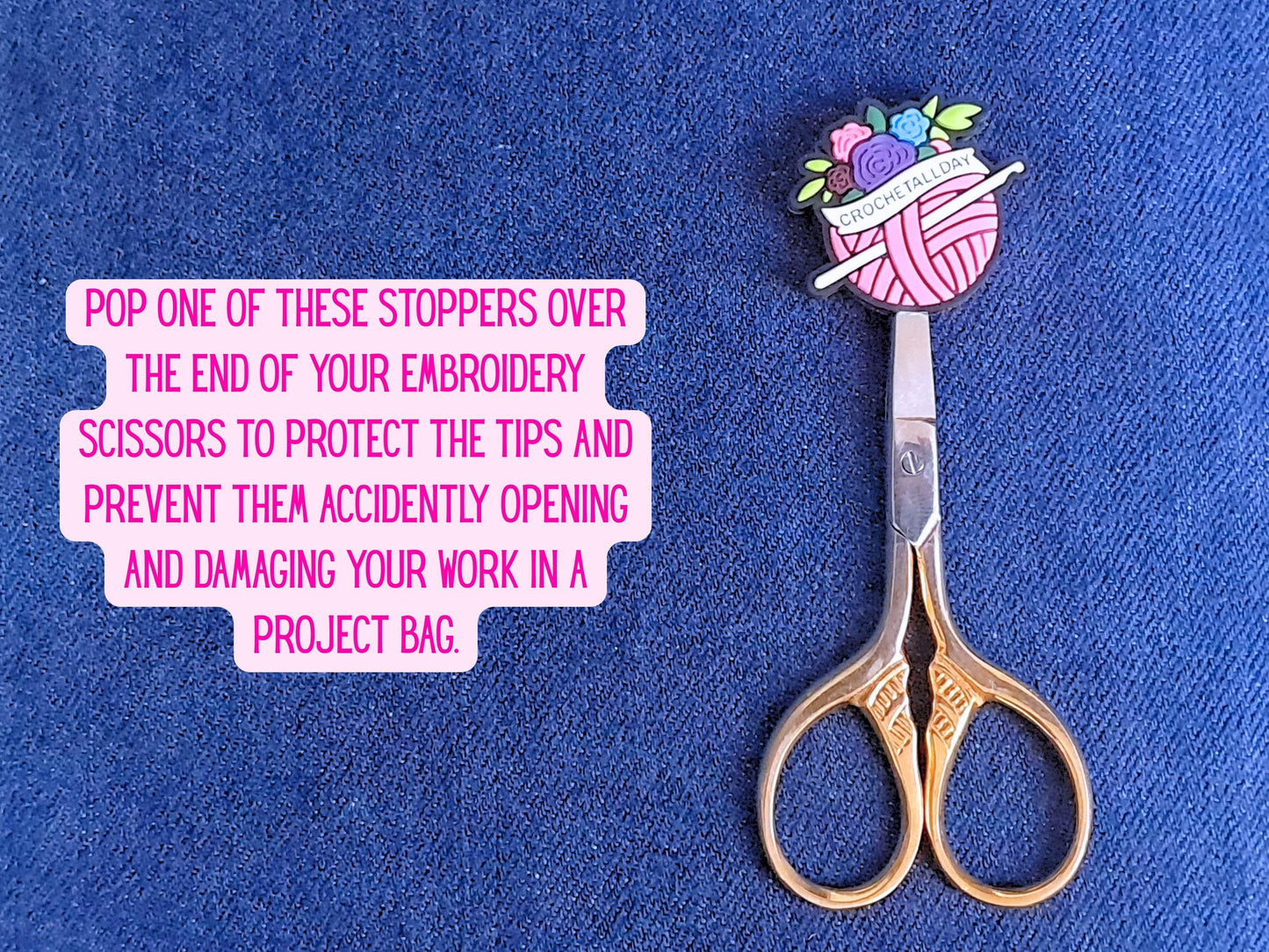 Crochet All Day Yarn And Crochet Hook Stitch Stopper