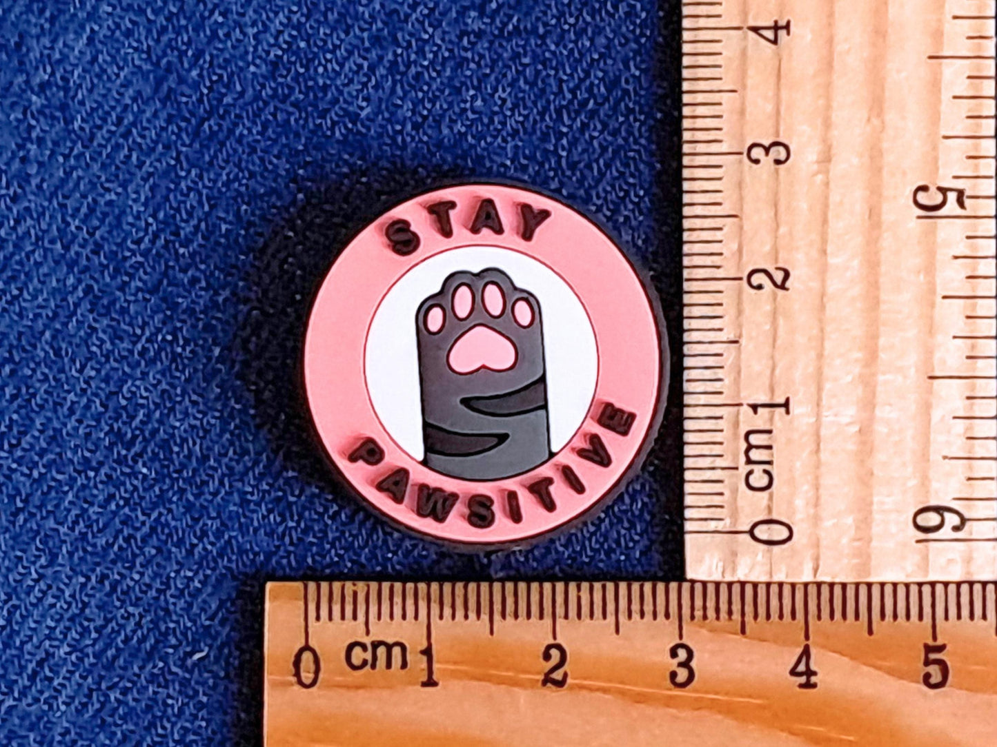 Cat Pawsitive Silicone Bead Stitch Stopper