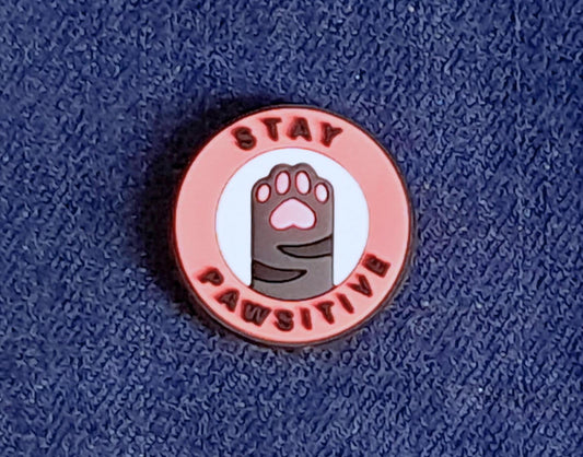 Cat Pawsitive Silicone Bead Stitch Stopper