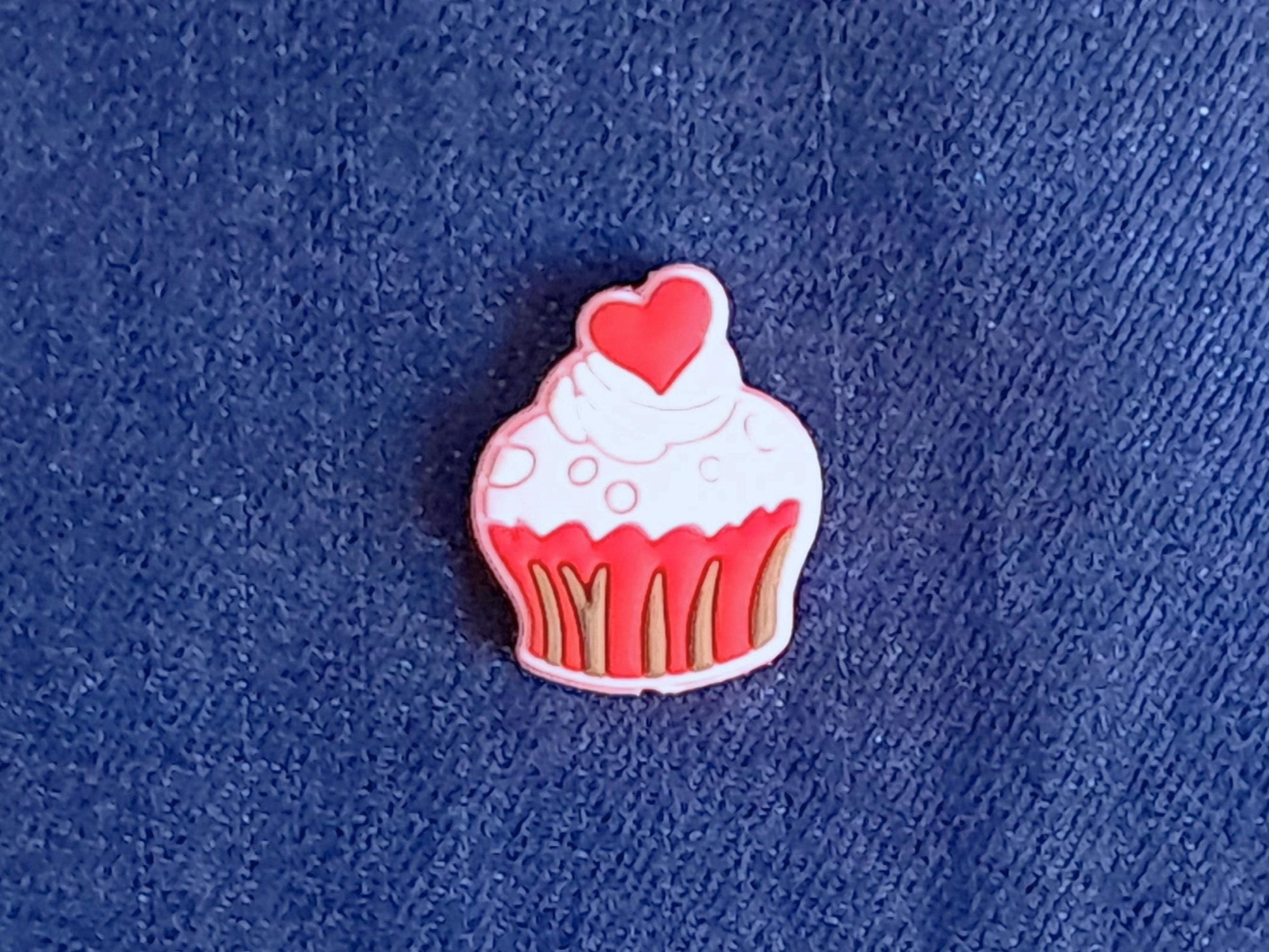 Strawberry Cupcake Silicone Bead Stitch Stopper