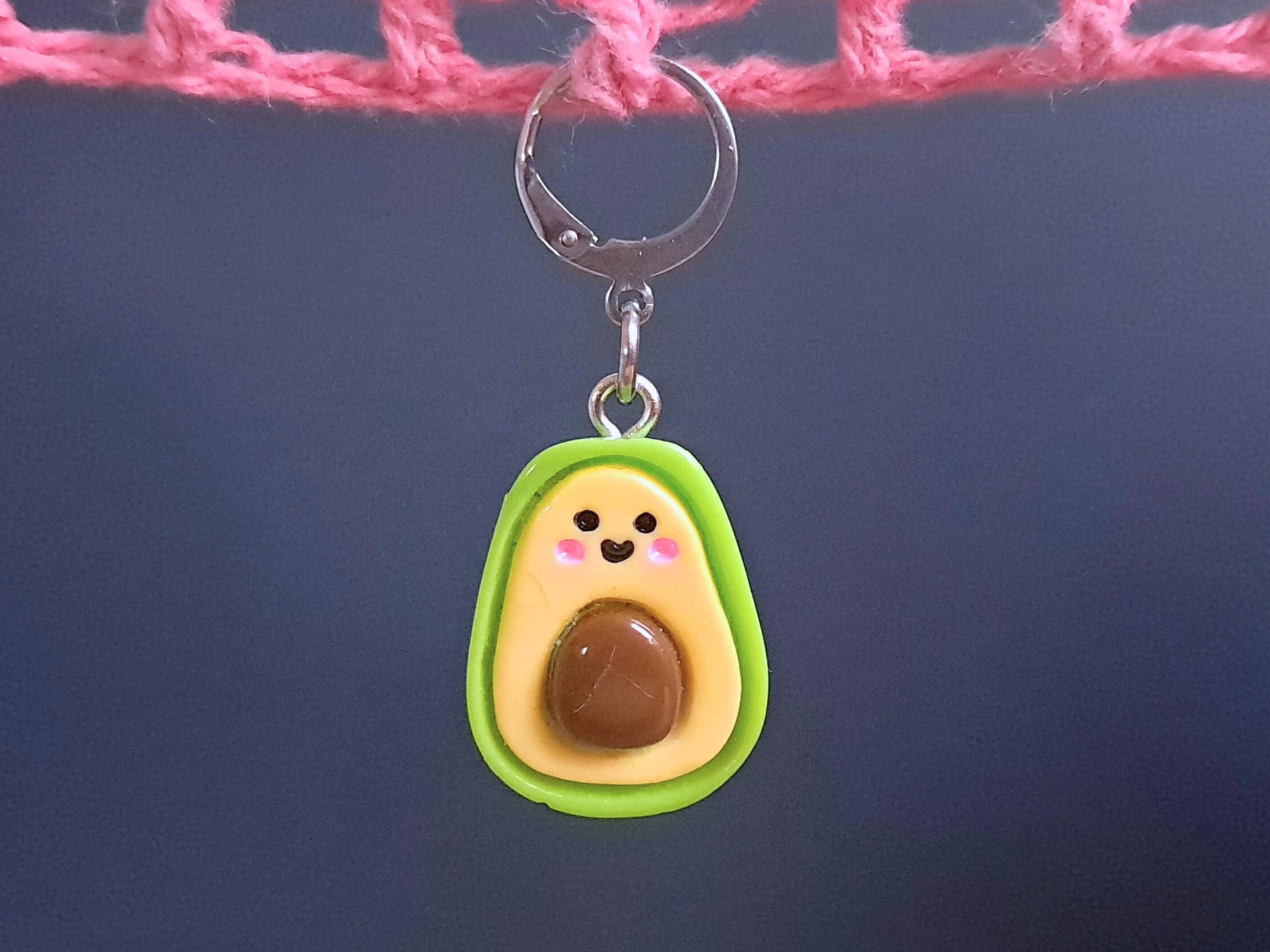 Avocado Kawaii Stitch Marker