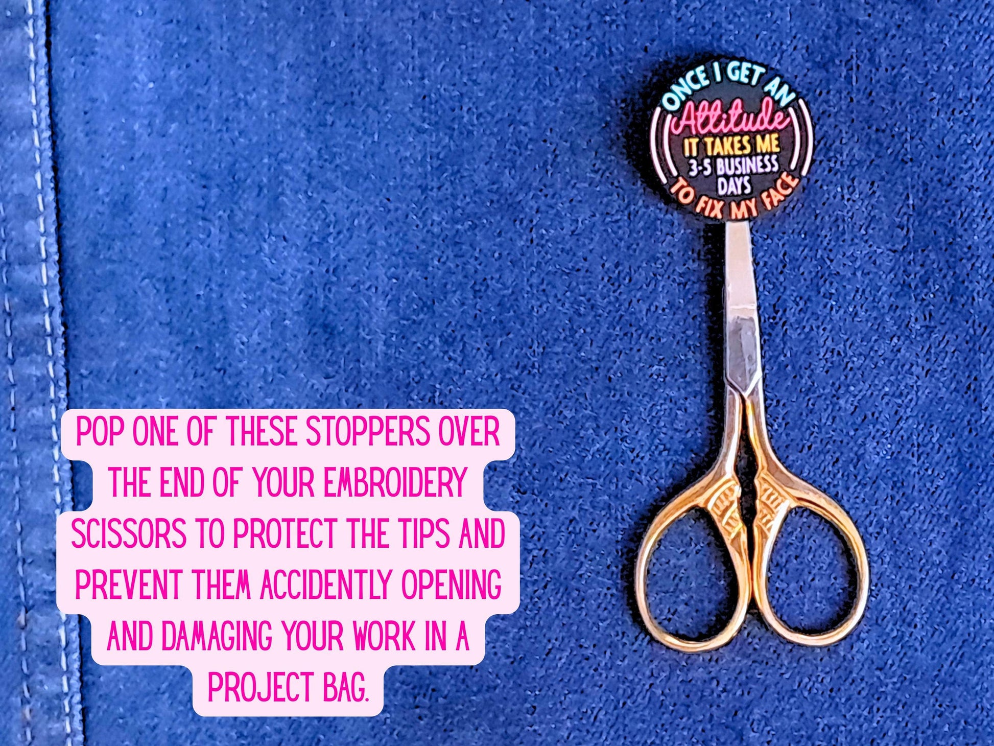 Funny Quote Stitch Stopper