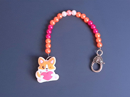 Corgi Dog Scissor Fob with Scissor Protection